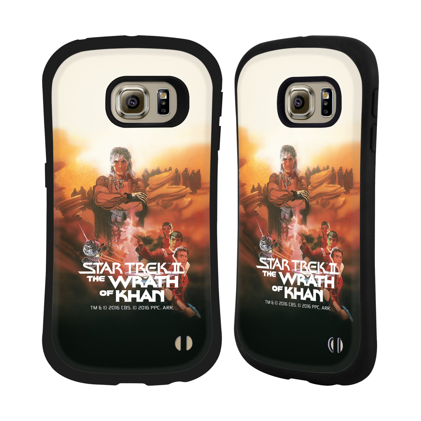 HEAD CASE silikon/plast odolný obal na mobil Samsung Galaxy S6 EDGE (G925) Star Trek Filmové plakáty Wrath of Khan