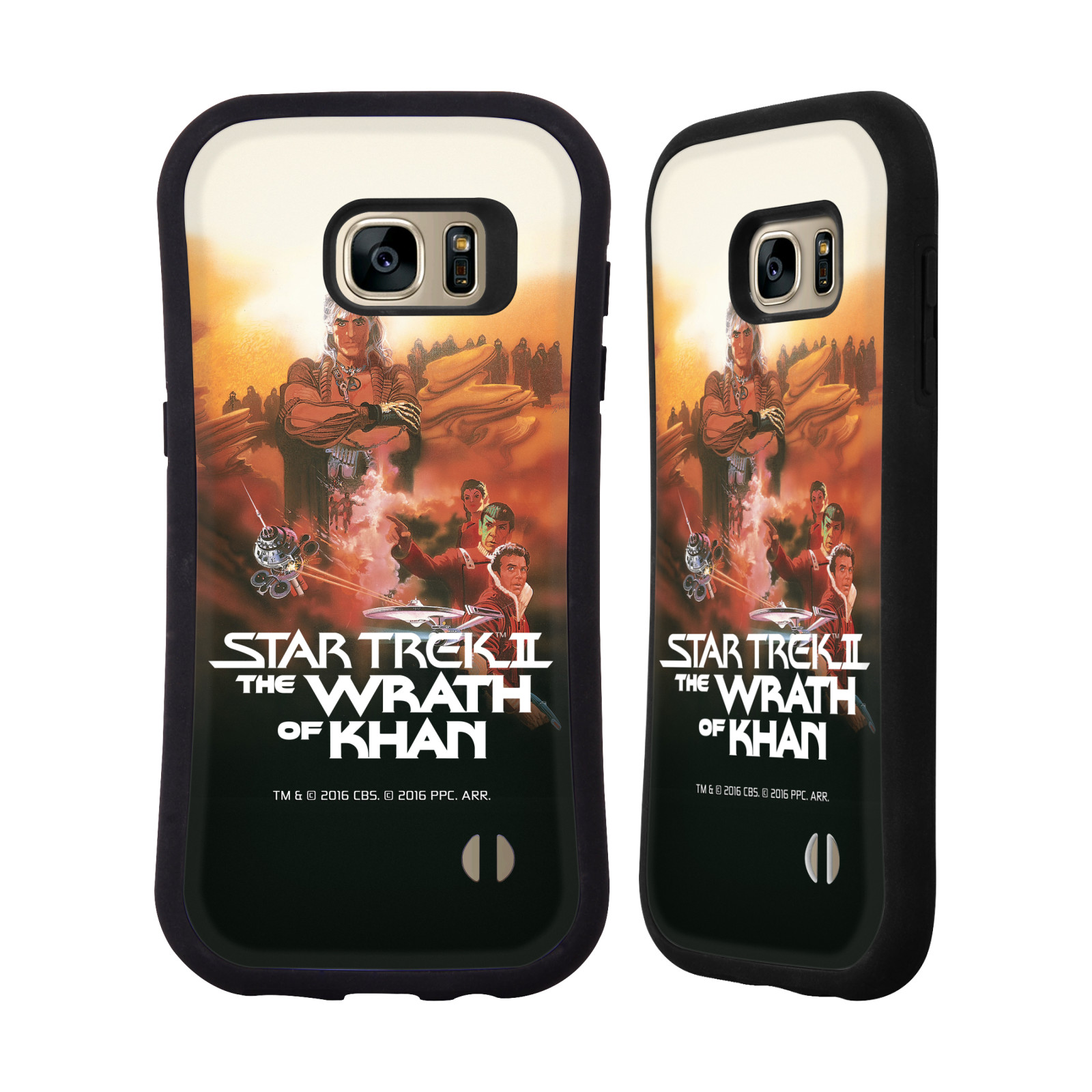 HEAD CASE silikon/plast odolný obal na mobil Samsung Galaxy S7 EDGE (G935F) Star Trek Filmové plakáty Wrath of Khan