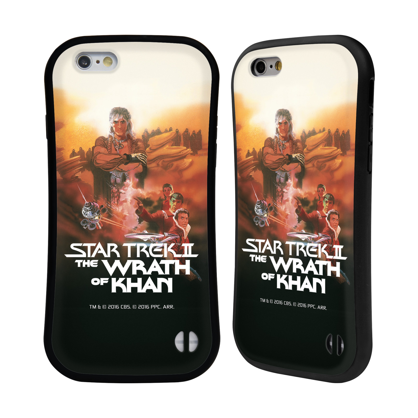 HEAD CASE silikon/plast odolný obal na mobil Apple Iphone 6/6S Star Trek Filmové plakáty Wrath of Khan
