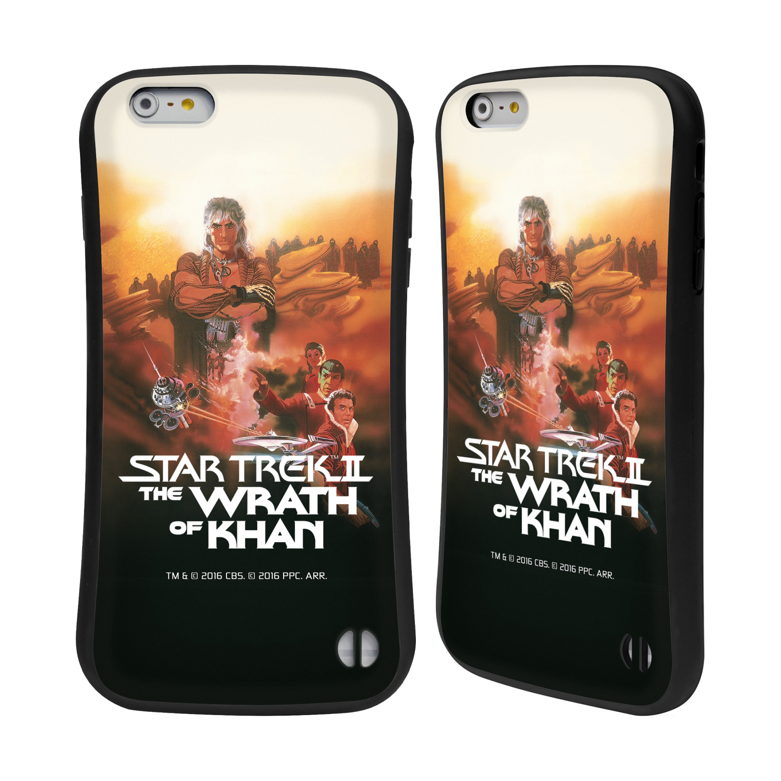 HEAD CASE silikon/plast odolný obal na mobil Apple Iphone 6 PLUS / 6S PLUS Star Trek Filmové plakáty Wrath of Khan