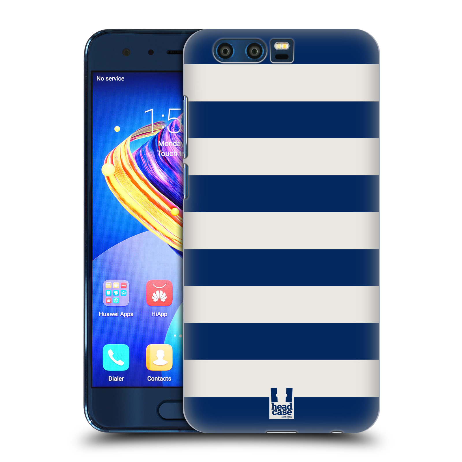 Zadní obal pro mobil Honor 9 - HEAD CASE - Námořnické pruhy modrá a bílá