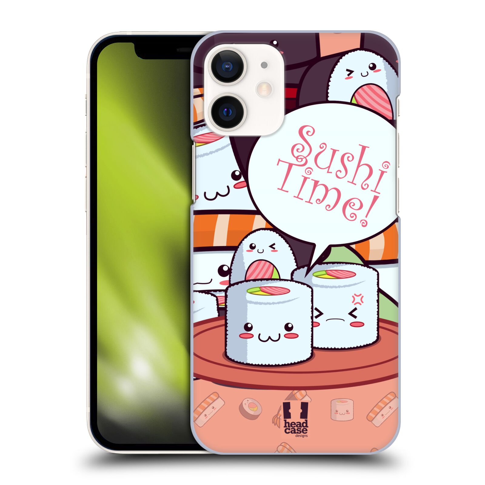 Plastový obal na mobil Apple Iphone 12 MINI vzor Čas na Sushi MAKI