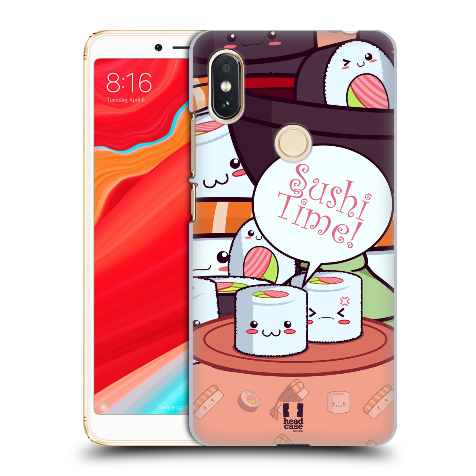 HEAD CASE plastový obal na mobil Xiaomi Redmi S2 vzor Čas na Sushi MAKI