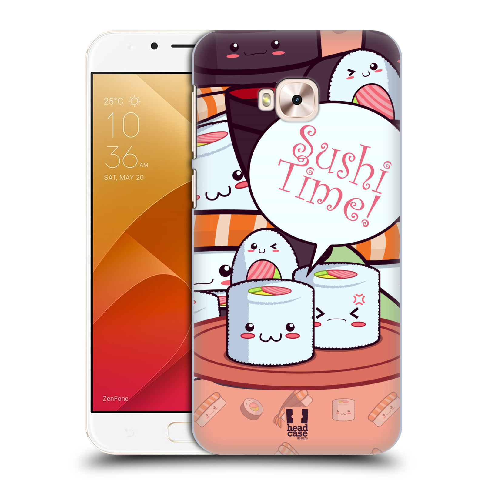 HEAD CASE plastový obal na mobil Asus Zenfone 4 Selfie Pro ZD552KL vzor Čas na Sushi MAKI