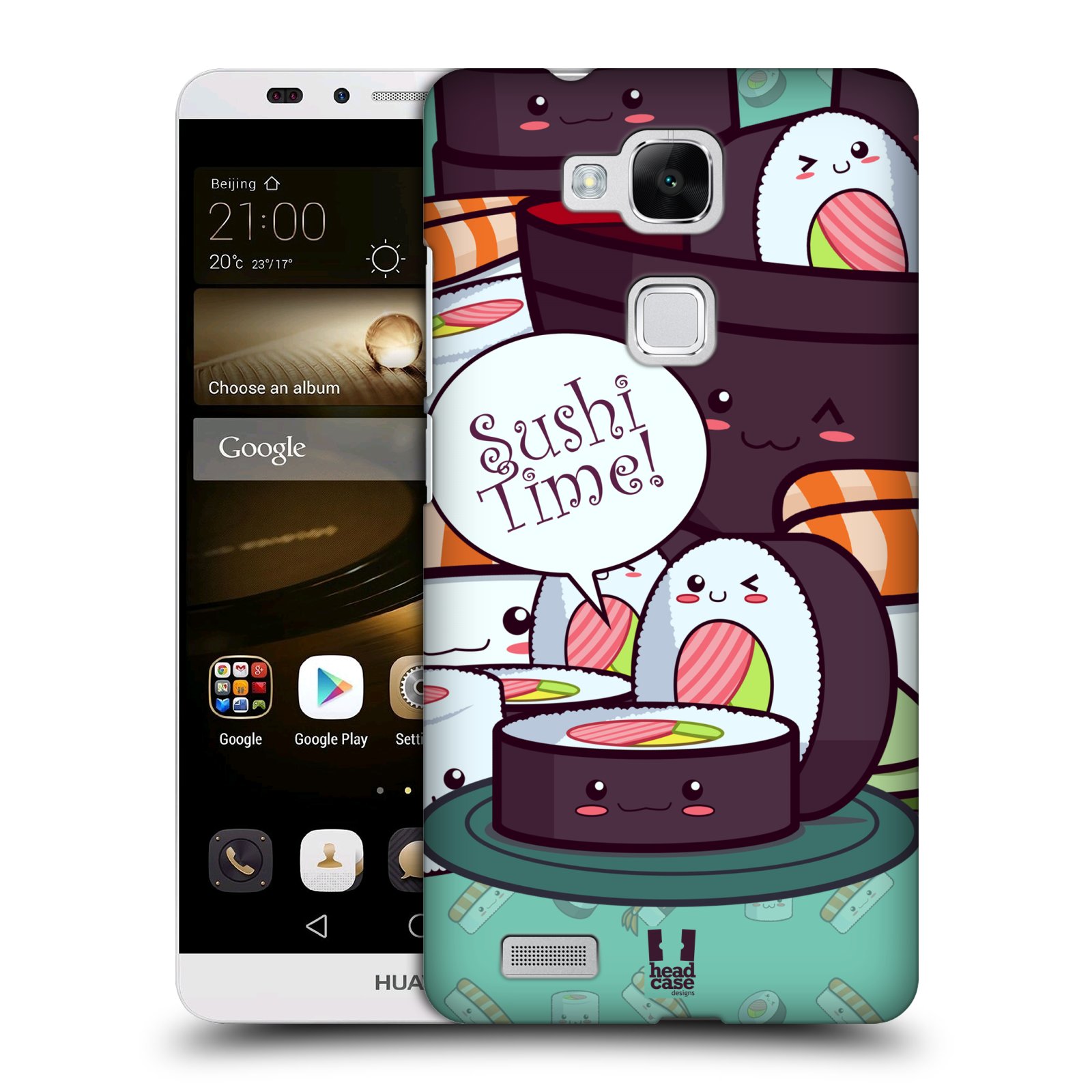 HEAD CASE plastový obal na mobil Huawei Mate 7 vzor Čas na Sushi MAKI NORI