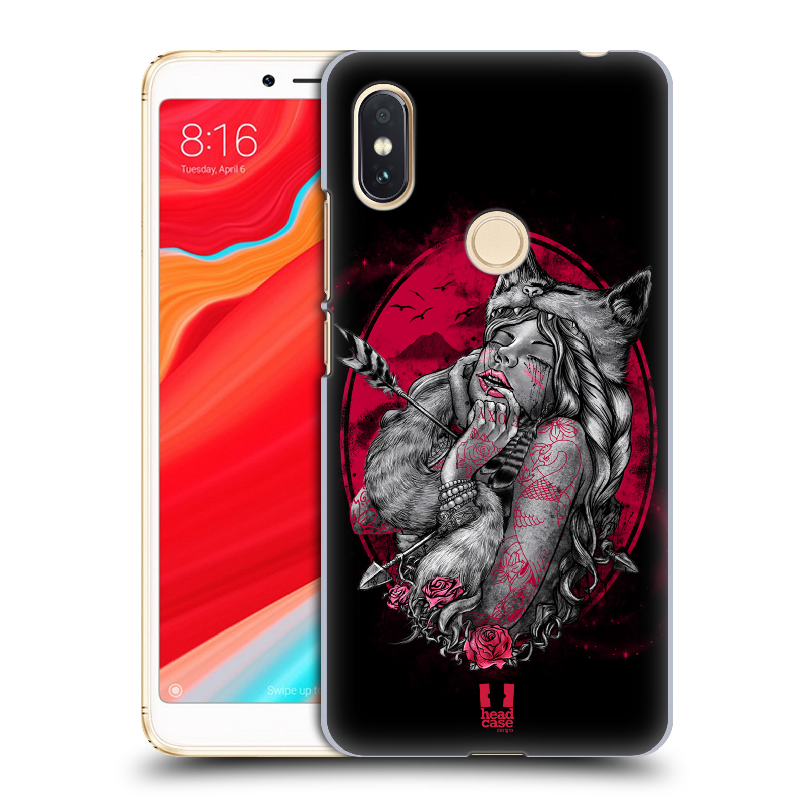 HEAD CASE plastový obal na mobil Xiaomi Redmi S2 vzor Ďábelská žena LIŠKA