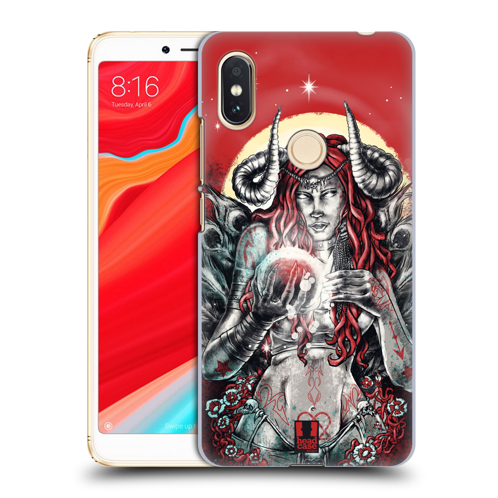 HEAD CASE plastový obal na mobil Xiaomi Redmi S2 vzor Ďábelská žena koule