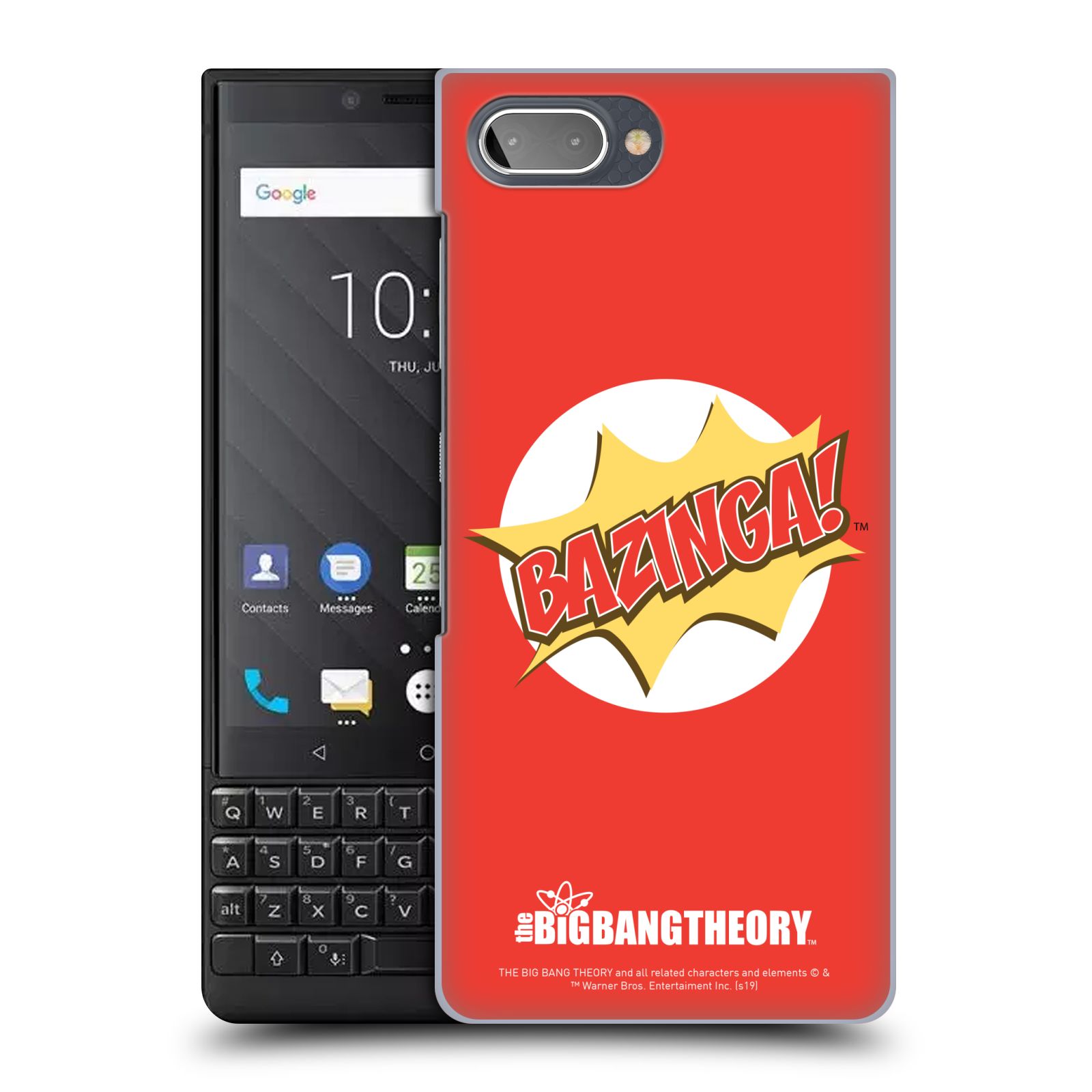 Pouzdro na mobil Blackberry KEY 2 - HEAD CASE - Big Bang Theory - Bazinga