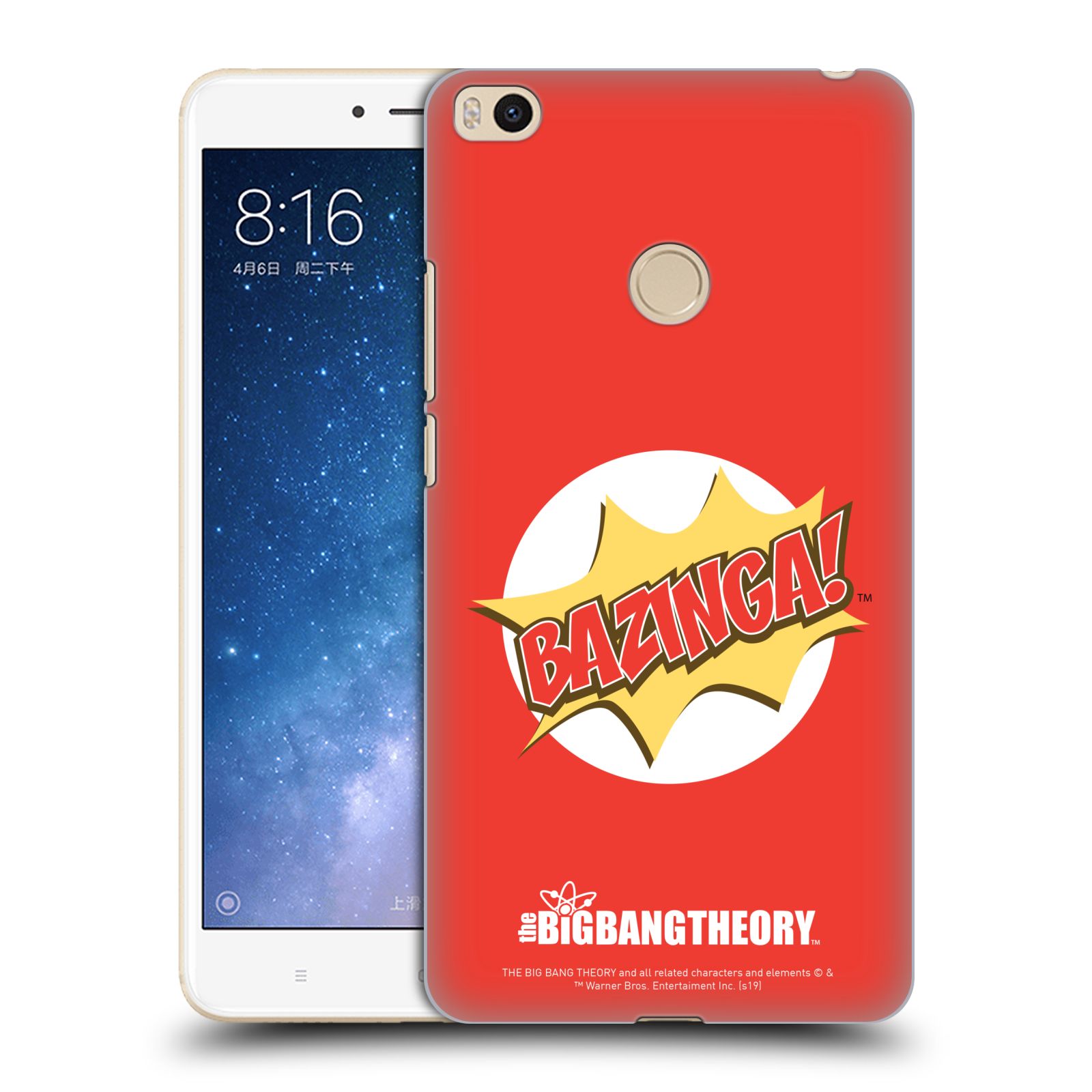Pouzdro na mobil Xiaomi Mi Max 2 - HEAD CASE - Big Bang Theory - Bazinga
