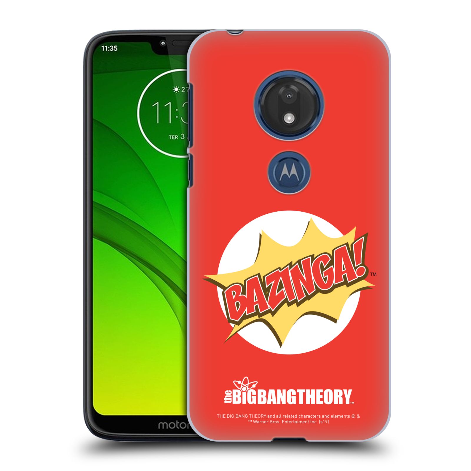 Pouzdro na mobil Motorola Moto G7 Play - HEAD CASE - Big Bang Theory - Bazinga