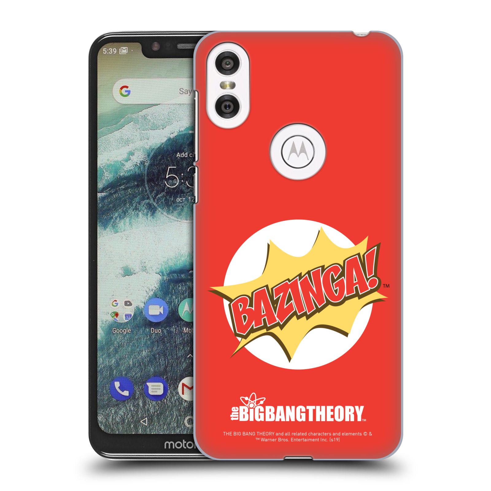 Pouzdro na mobil Motorola Moto ONE - HEAD CASE - Big Bang Theory - Bazinga