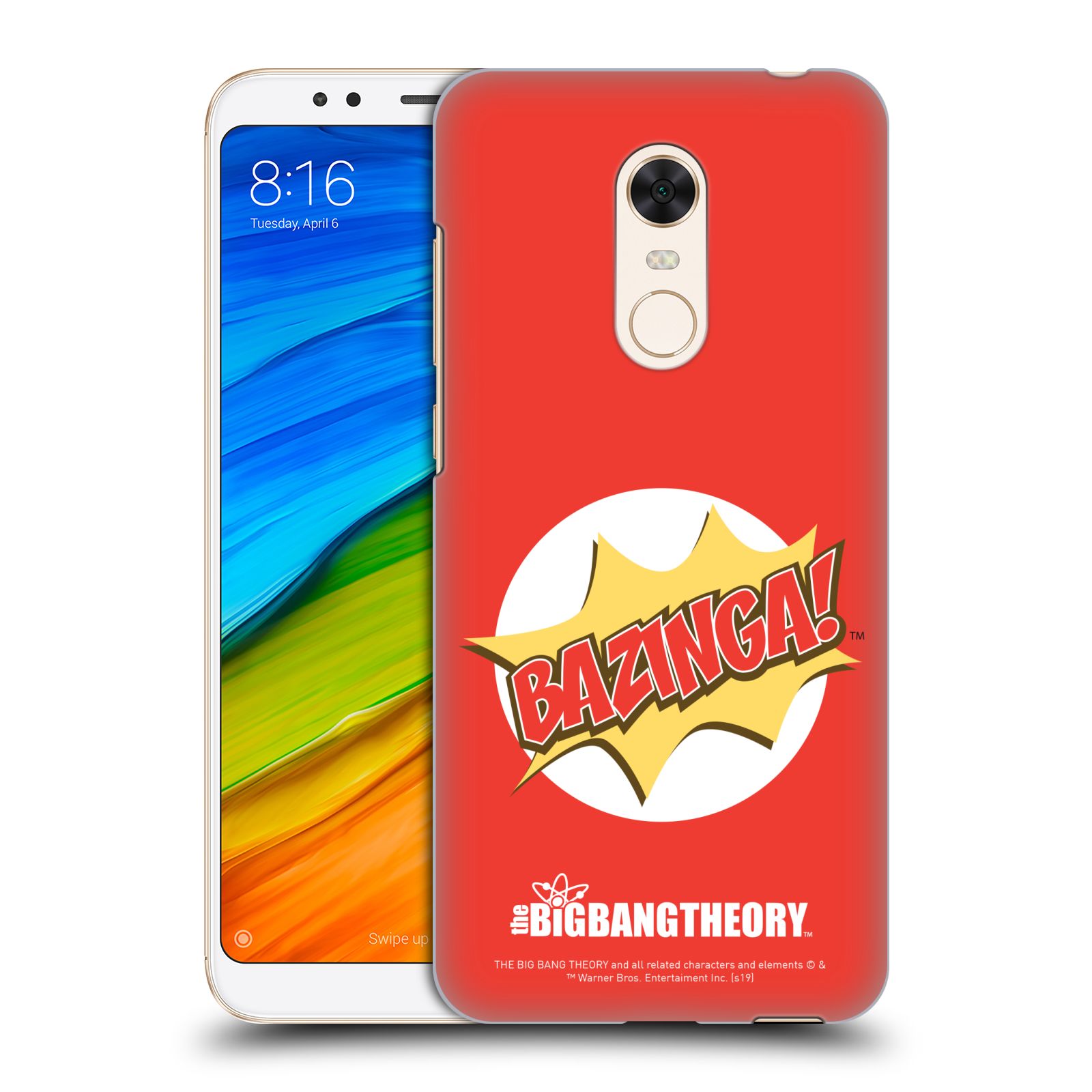 Pouzdro na mobil Xiaomi Redmi 5 PLUS (REDMI 5+) - HEAD CASE - Big Bang Theory - Bazinga