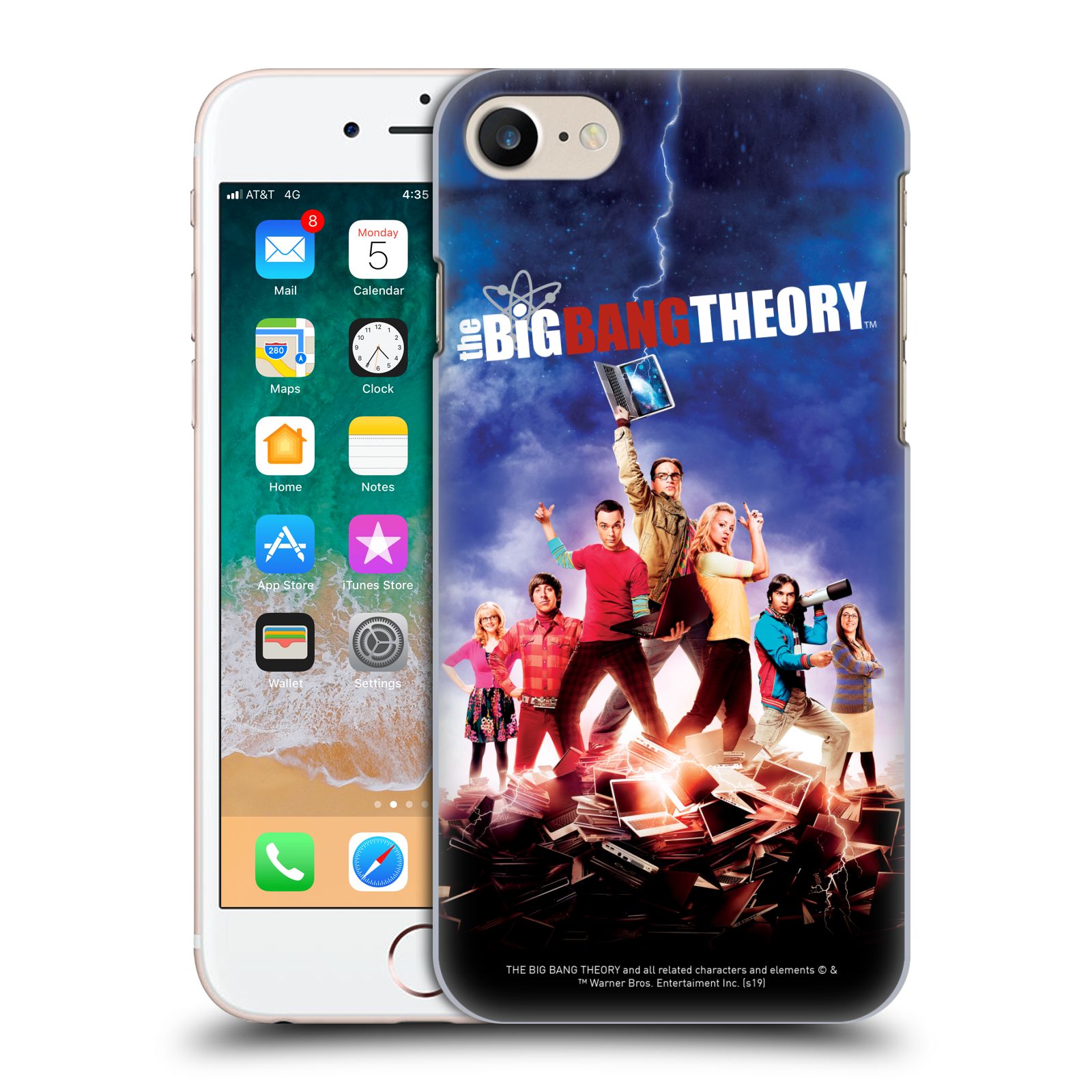 Pouzdro na mobil Apple Iphone 7/8 - HEAD CASE - Big Bang Theory - 5. sezóna