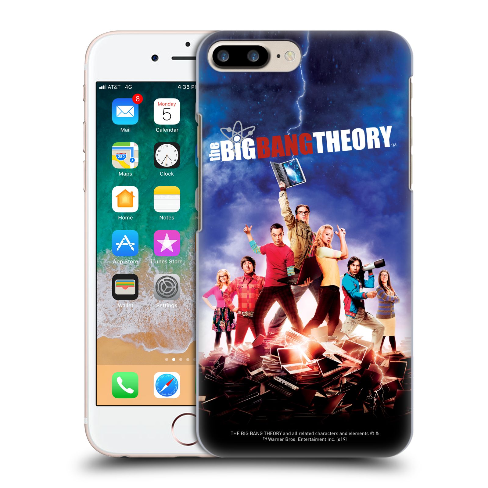Pouzdro na mobil Apple Iphone 7/8 PLUS - HEAD CASE - Big Bang Theory - 5. sezóna