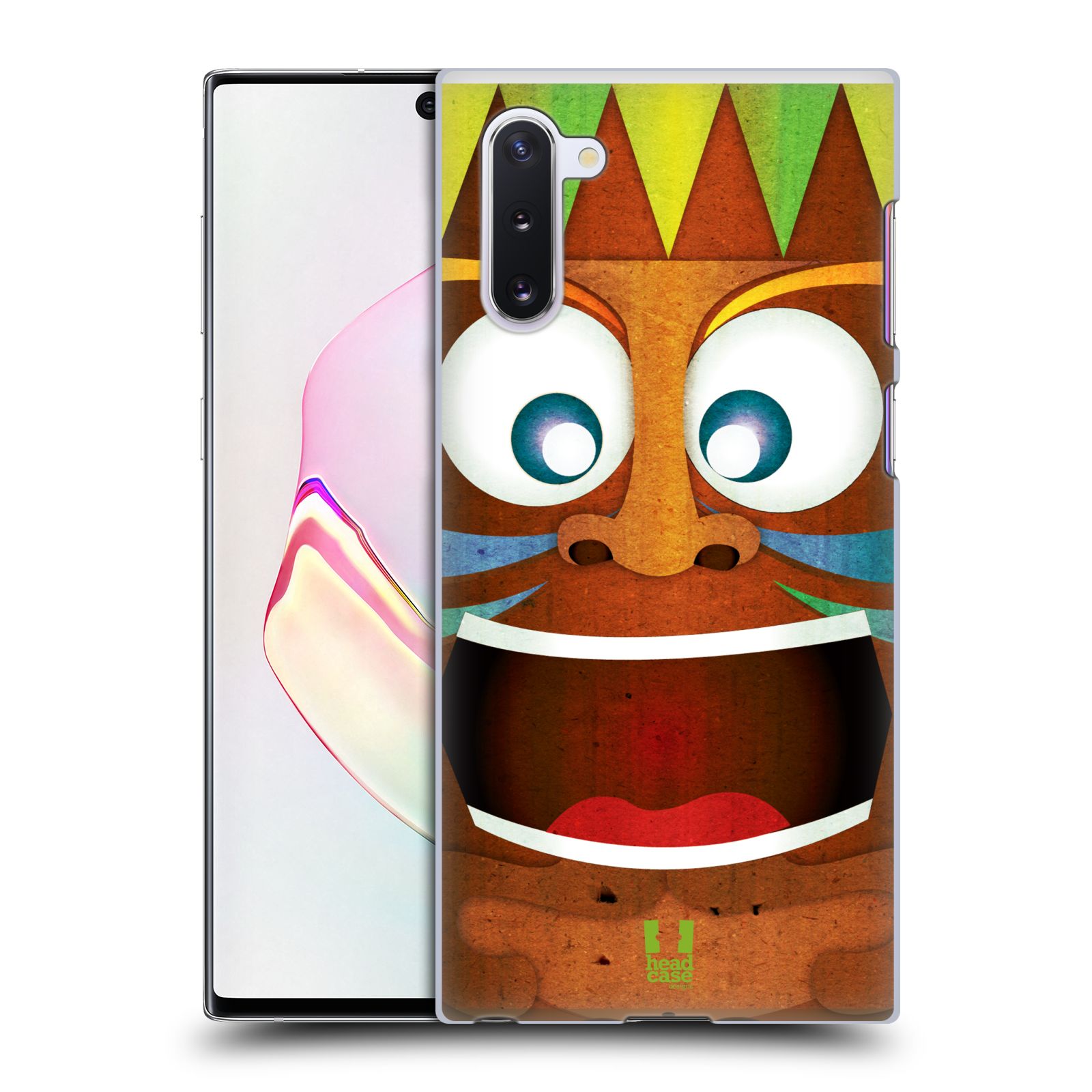 Pouzdro na mobil Samsung Galaxy Note 10 - HEAD CASE - vzor TIKI TAKA Maska ŠÍLENÝ