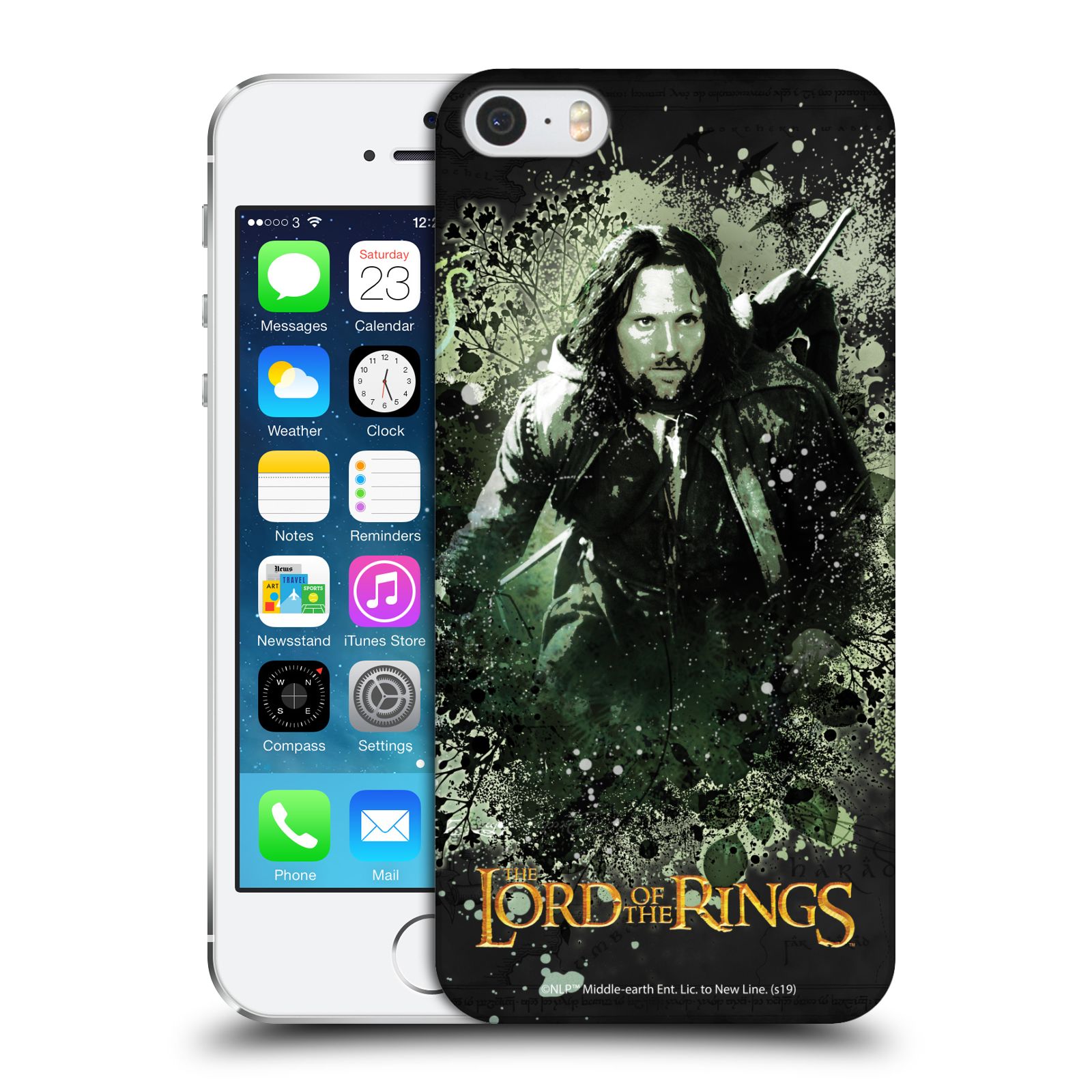 Zadní obal pro mobil Apple Iphone 5/5S/SE 2015 - HEAD CASE - Pán Prstenů - Společenstvo Prstenu - Aragorn