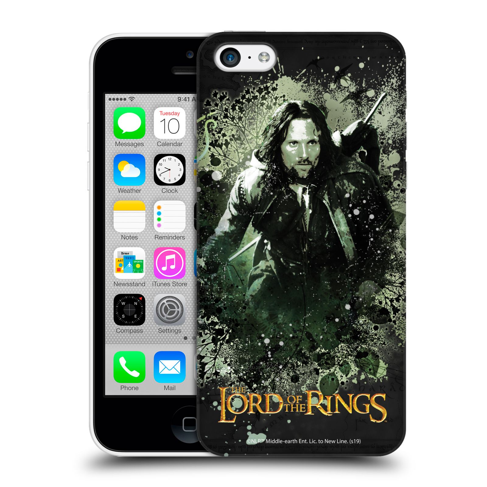 Zadní obal pro mobil Apple Iphone 5C - HEAD CASE - Pán Prstenů - Společenstvo Prstenu - Aragorn