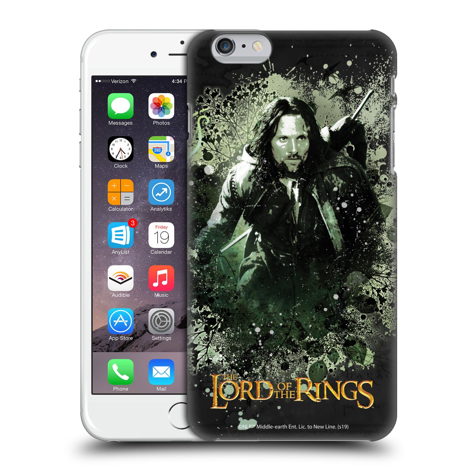 Zadní obal pro mobil Apple Iphone 6 PLUS / 6S PLUS - HEAD CASE - Pán Prstenů - Společenstvo Prstenu - Aragorn