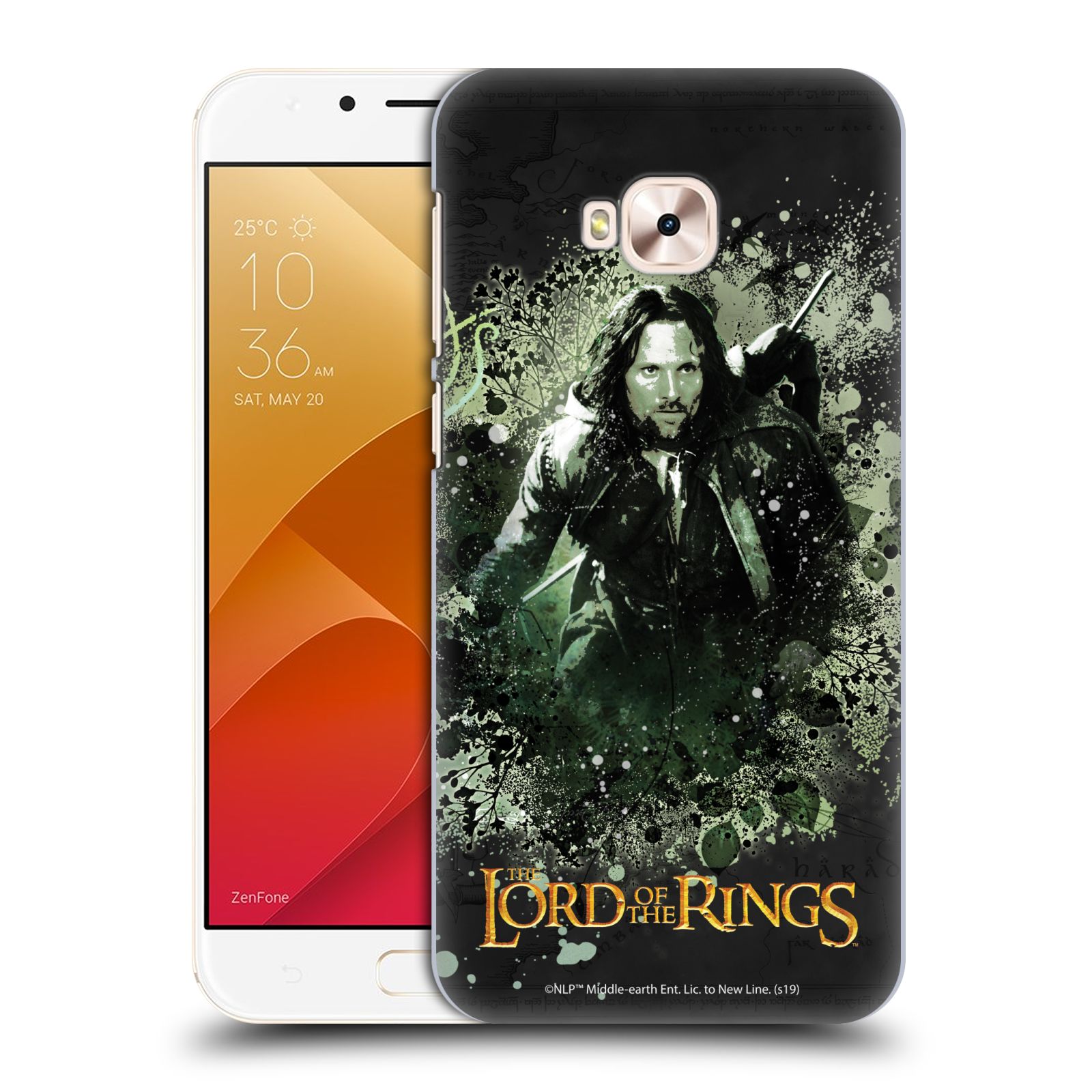 Zadní obal pro mobil Asus Zenfone 4 Selfie Pro ZD552KL - HEAD CASE - Pán Prstenů - Společenstvo Prstenu - Aragorn