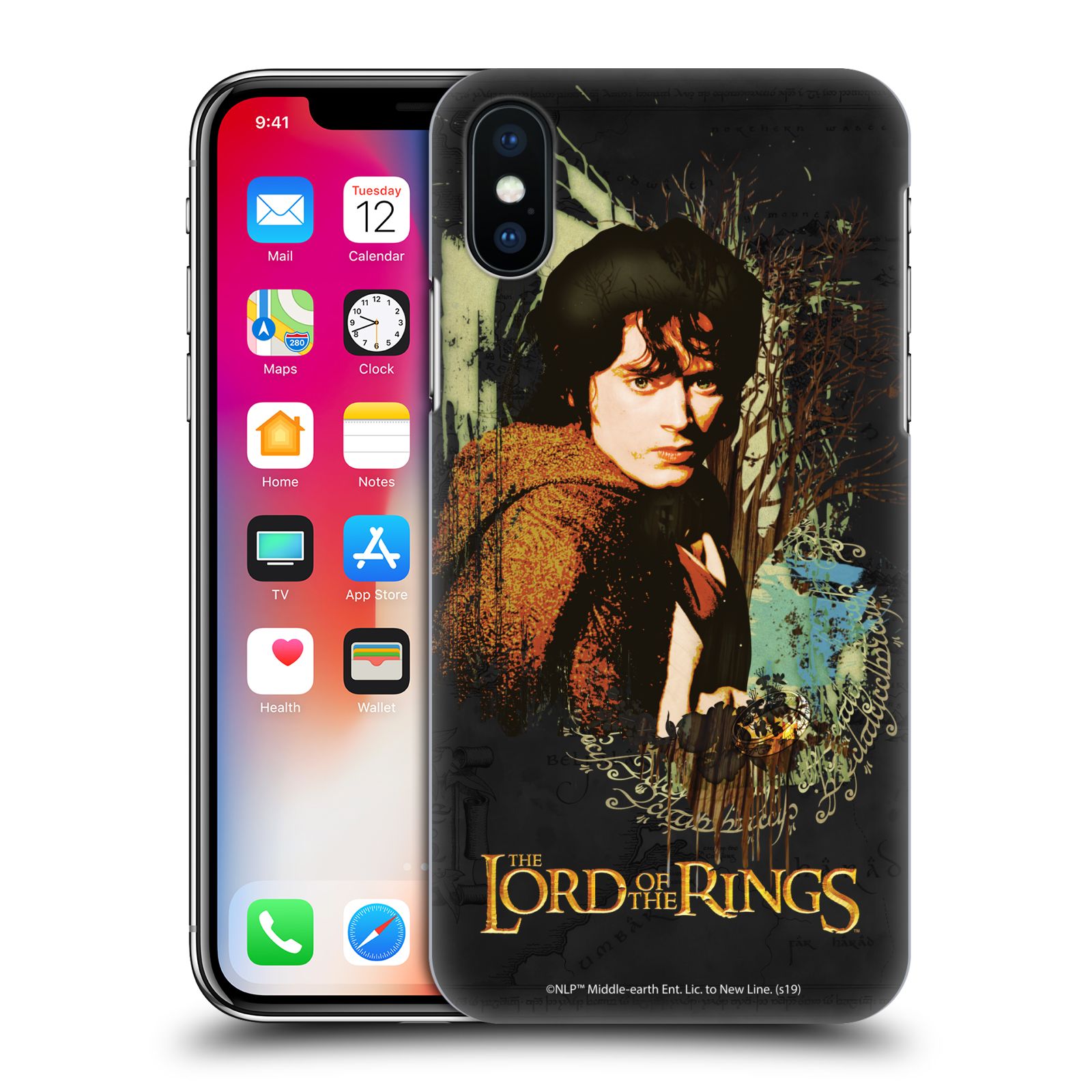 Pouzdro na mobil Apple Iphone X/XS - HEAD CASE - Pán Prstenů - Frodo Pytlík