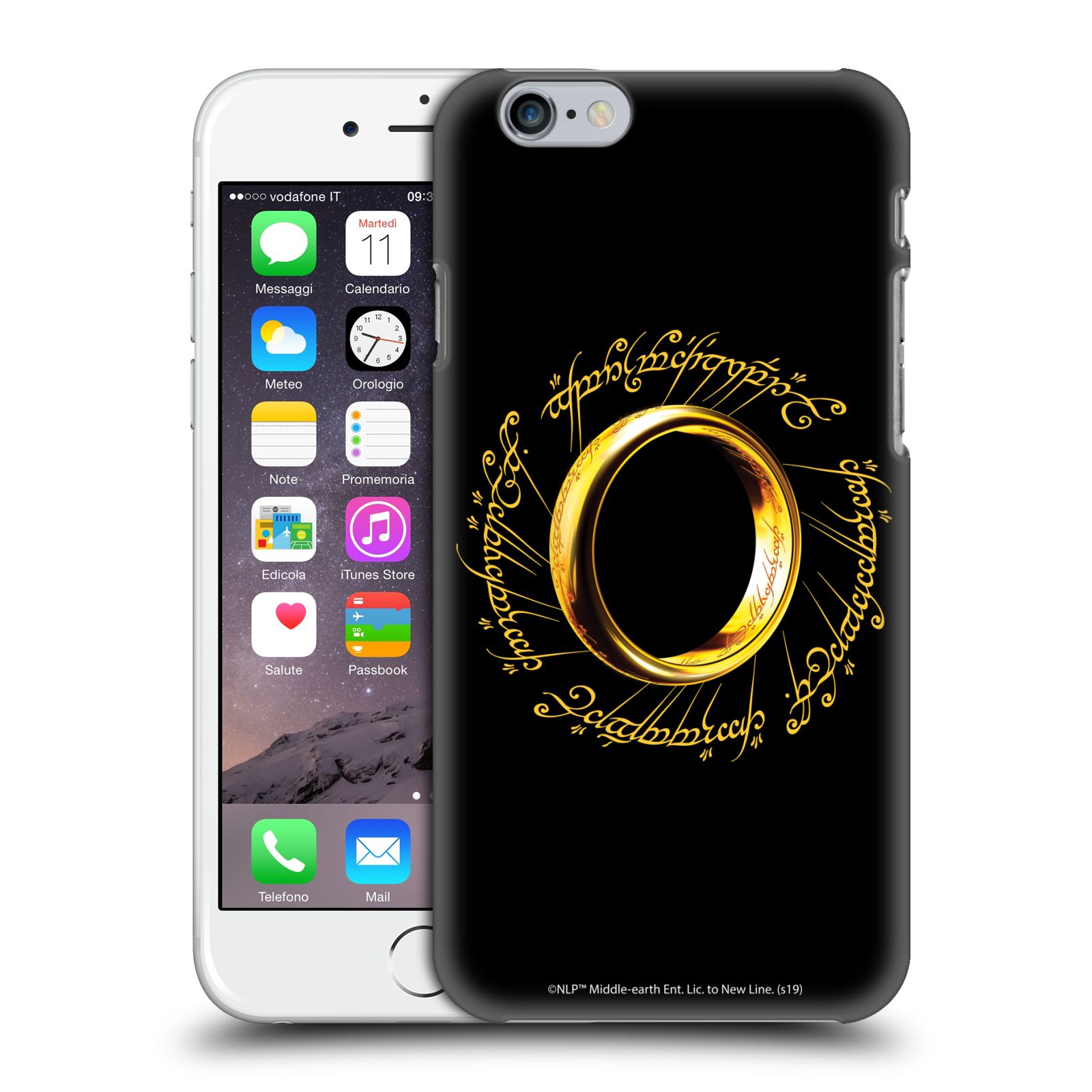 Zadní obal pro mobil Apple Iphone 6/6S - HEAD CASE - Pán Prstenů - prsten