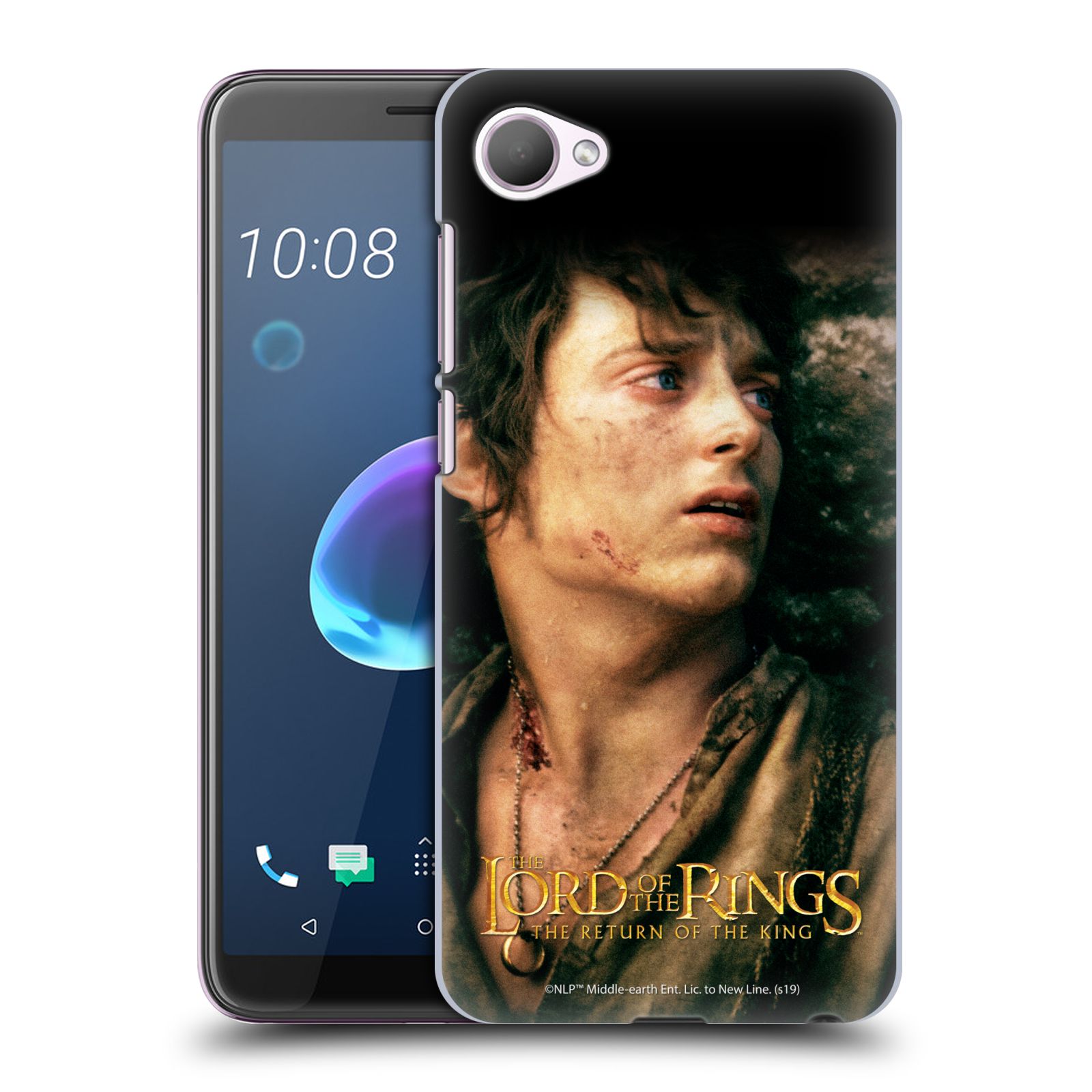 Pouzdro na mobil HTC Desire 12 / Desire 12 DUAL SIM - HEAD CASE - Pán Prstenů - Frodo Pytlík tvář