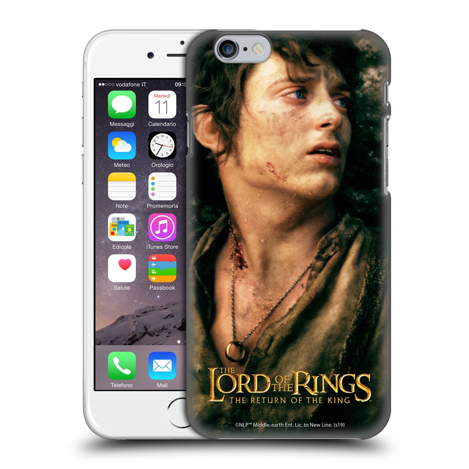 Pouzdro na mobil Apple Iphone 6/6S - HEAD CASE - Pán Prstenů - Frodo Pytlík tvář