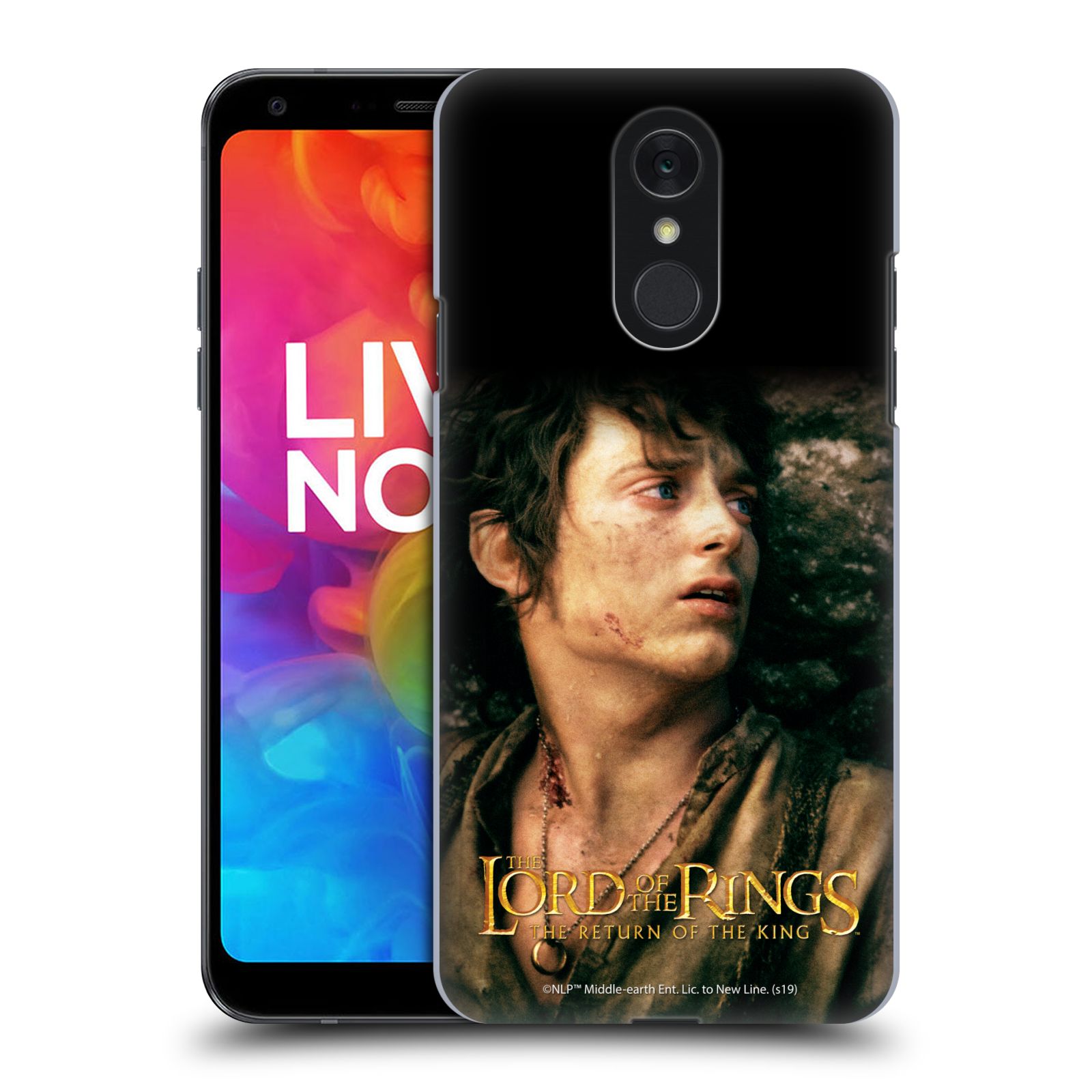 Pouzdro na mobil LG Q7 - HEAD CASE - Pán Prstenů - Frodo Pytlík tvář