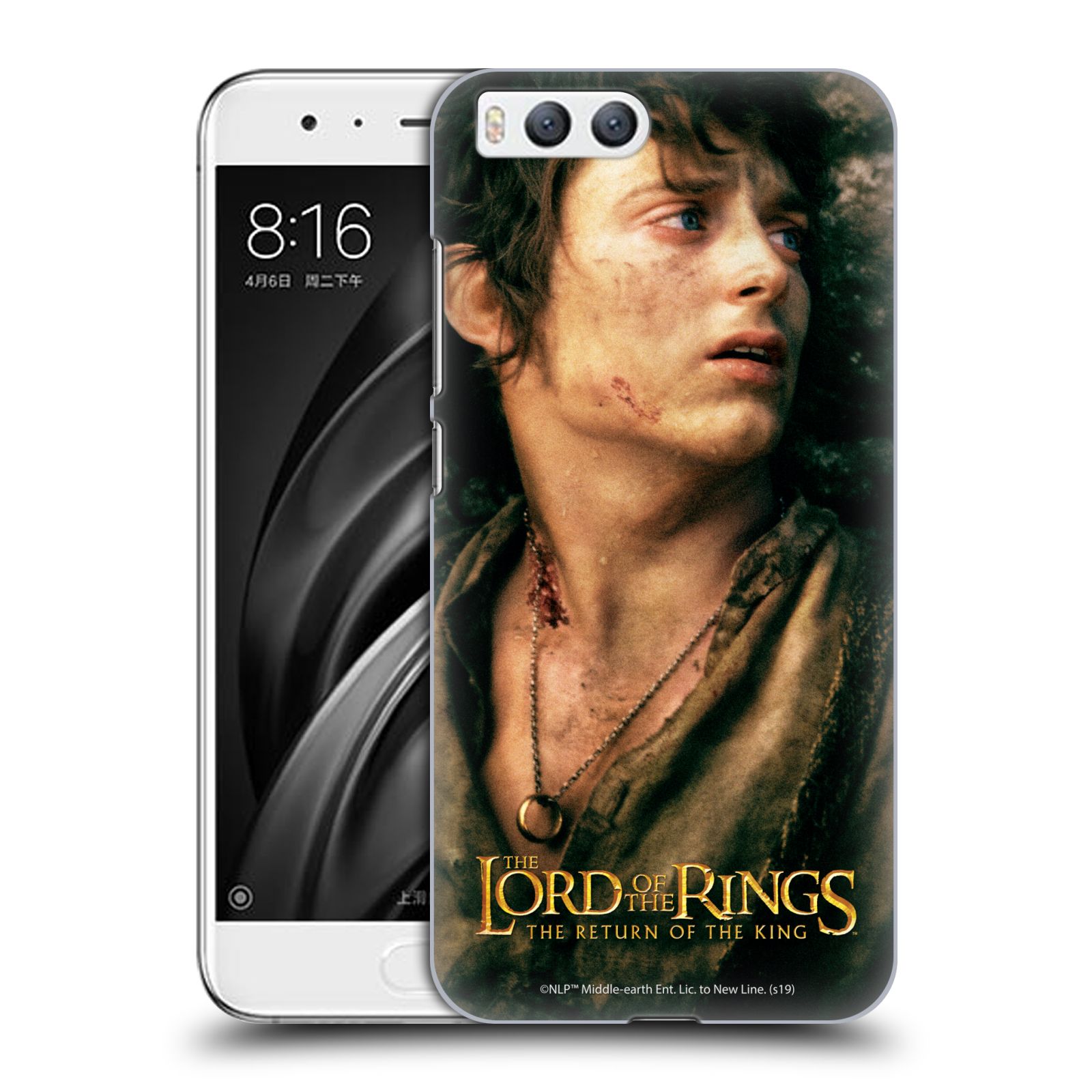 Pouzdro na mobil Xiaomi MI6 - HEAD CASE - Pán Prstenů - Frodo Pytlík tvář