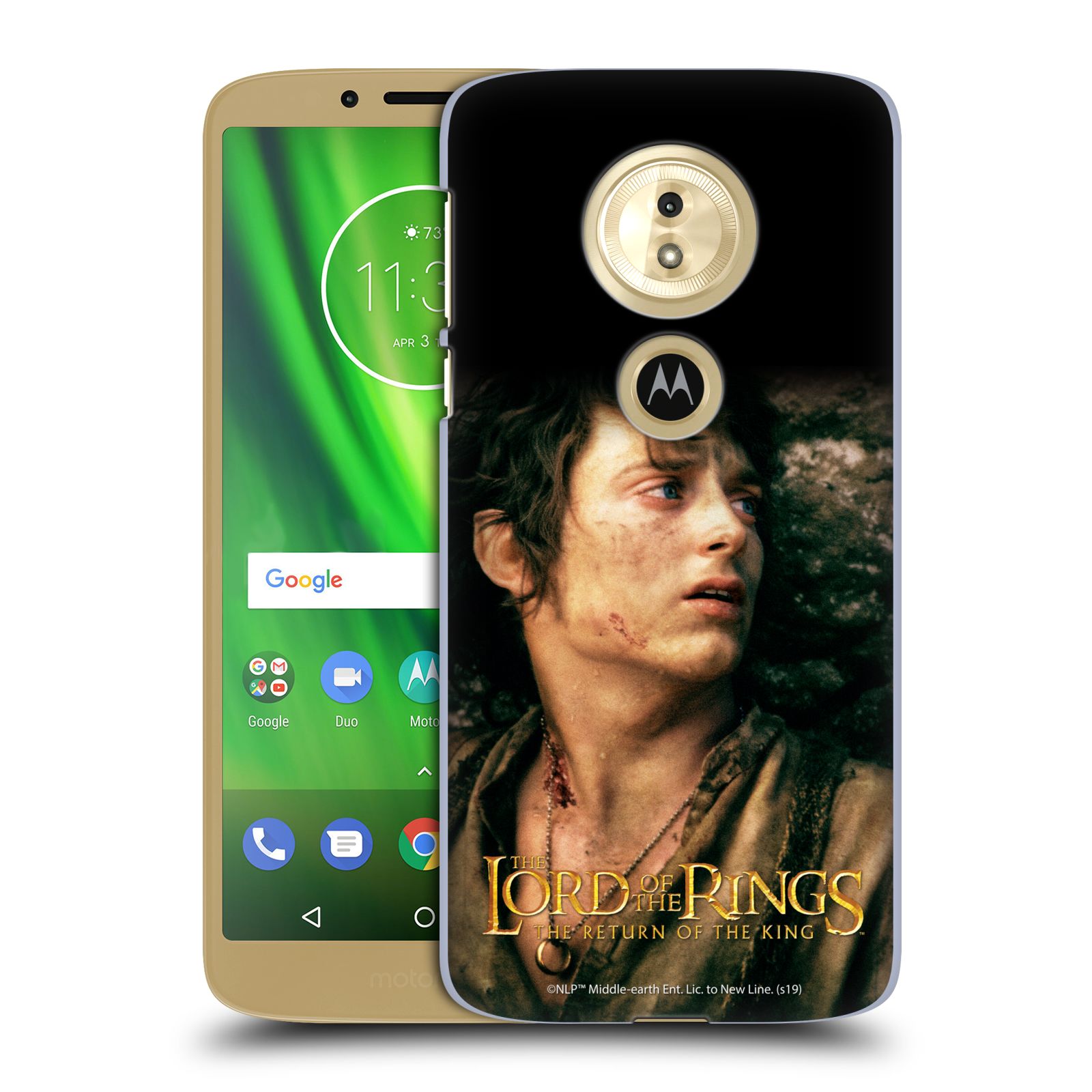 Pouzdro na mobil Motorola Moto E5 - HEAD CASE - Pán Prstenů - Frodo Pytlík tvář