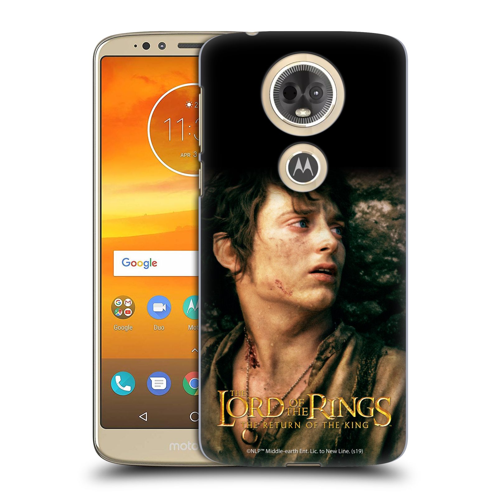 Pouzdro na mobil Motorola Moto E5 PLUS - HEAD CASE - Pán Prstenů - Frodo Pytlík tvář