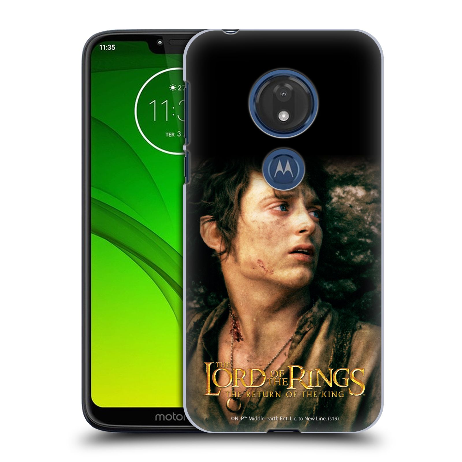 Pouzdro na mobil Motorola Moto G7 Play - HEAD CASE - Pán Prstenů - Frodo Pytlík tvář