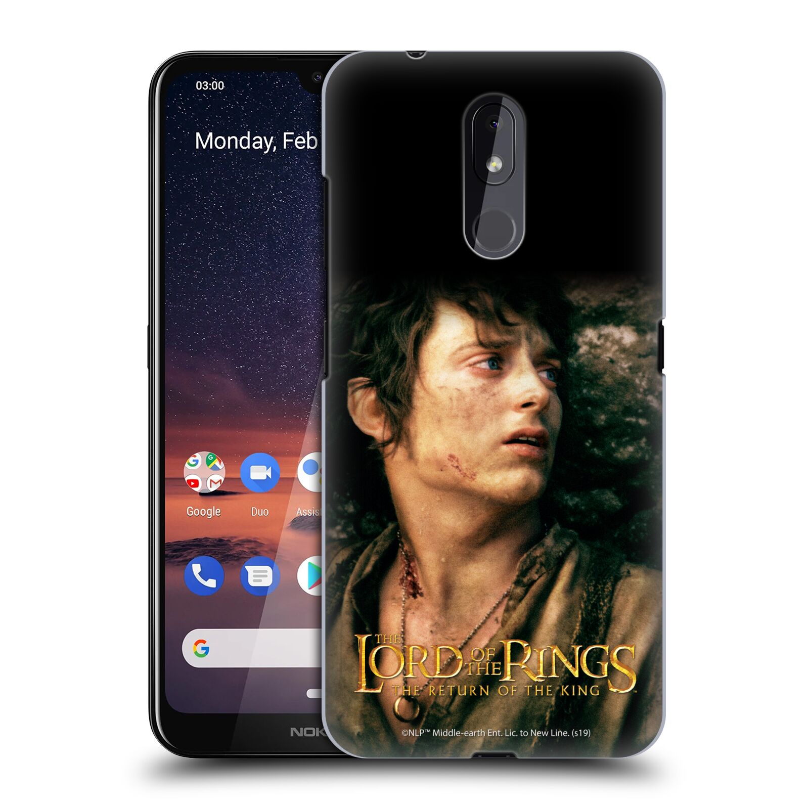 Pouzdro na mobil Nokia 3.2 - HEAD CASE - Pán Prstenů - Frodo Pytlík tvář
