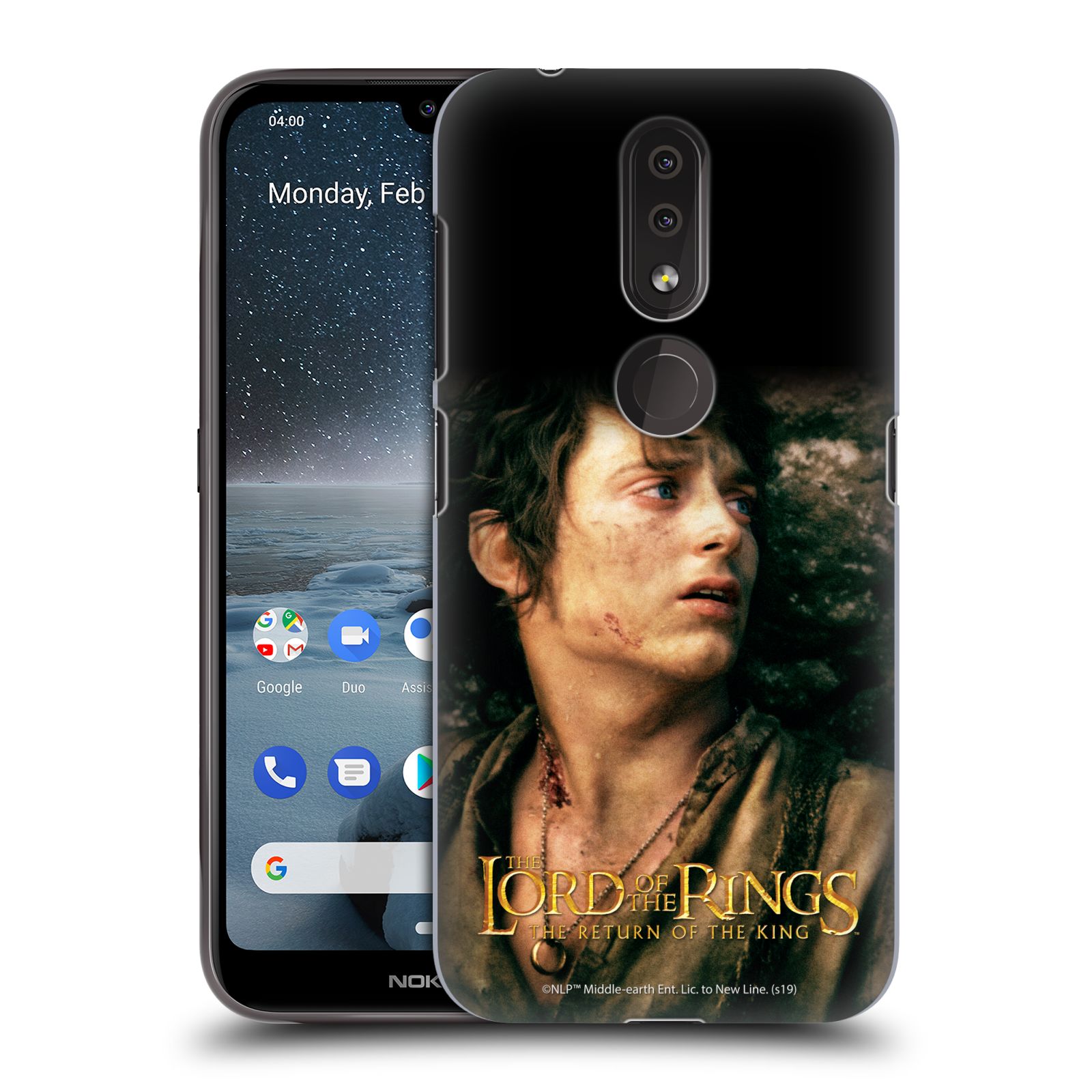 Pouzdro na mobil Nokia 4.2 - HEAD CASE - Pán Prstenů - Frodo Pytlík tvář