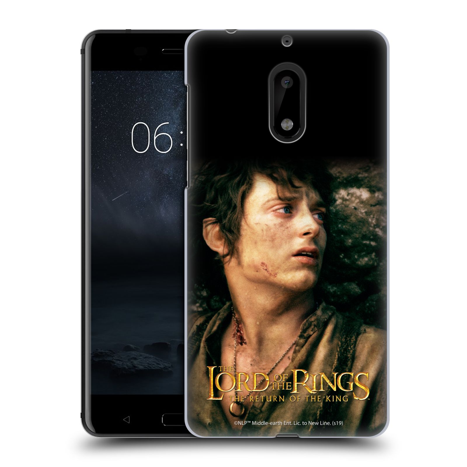 Pouzdro na mobil Nokia 6 - HEAD CASE - Pán Prstenů - Frodo Pytlík tvář
