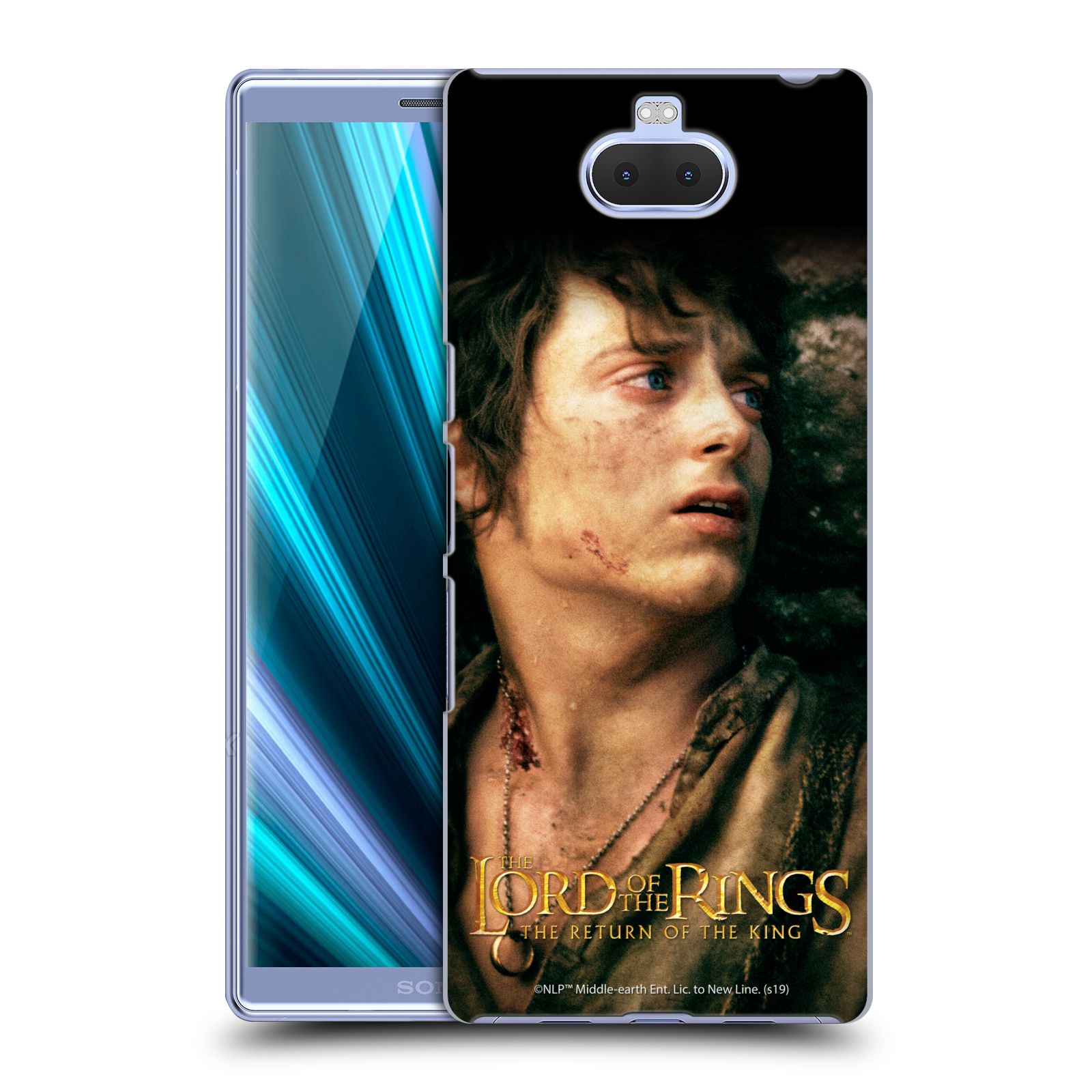 Pouzdro na mobil Sony Xperia 10 - HEAD CASE - Pán Prstenů - Frodo Pytlík tvář