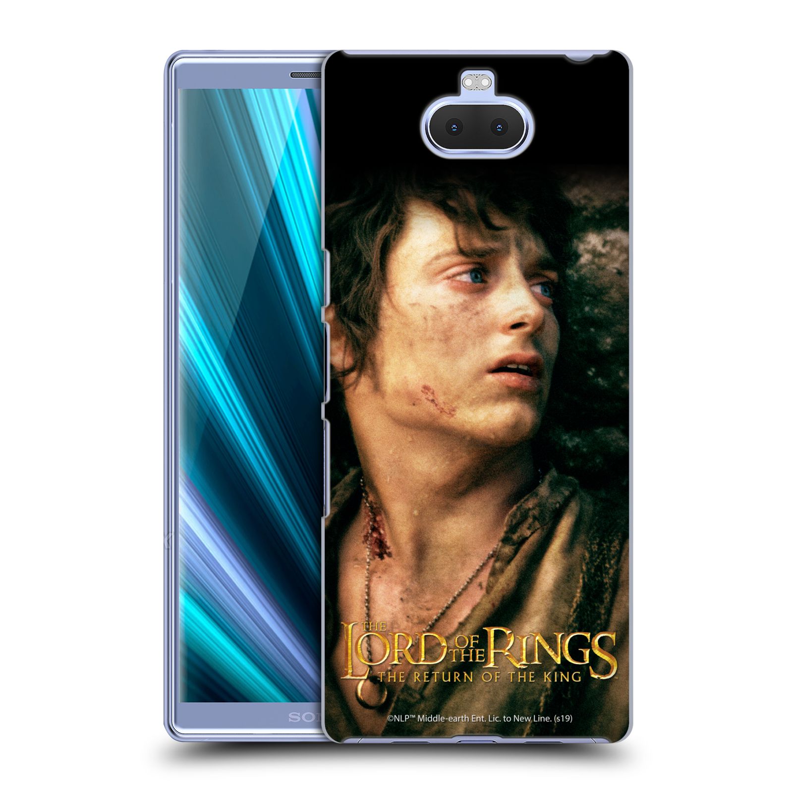 Pouzdro na mobil Sony Xperia 10 Plus - HEAD CASE - Pán Prstenů - Frodo Pytlík tvář