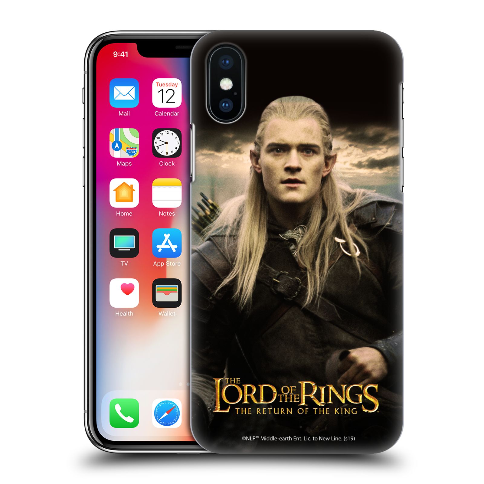 Pouzdro na mobil Apple Iphone X/XS - HEAD CASE - Pán Prstenů - Elf Legolas