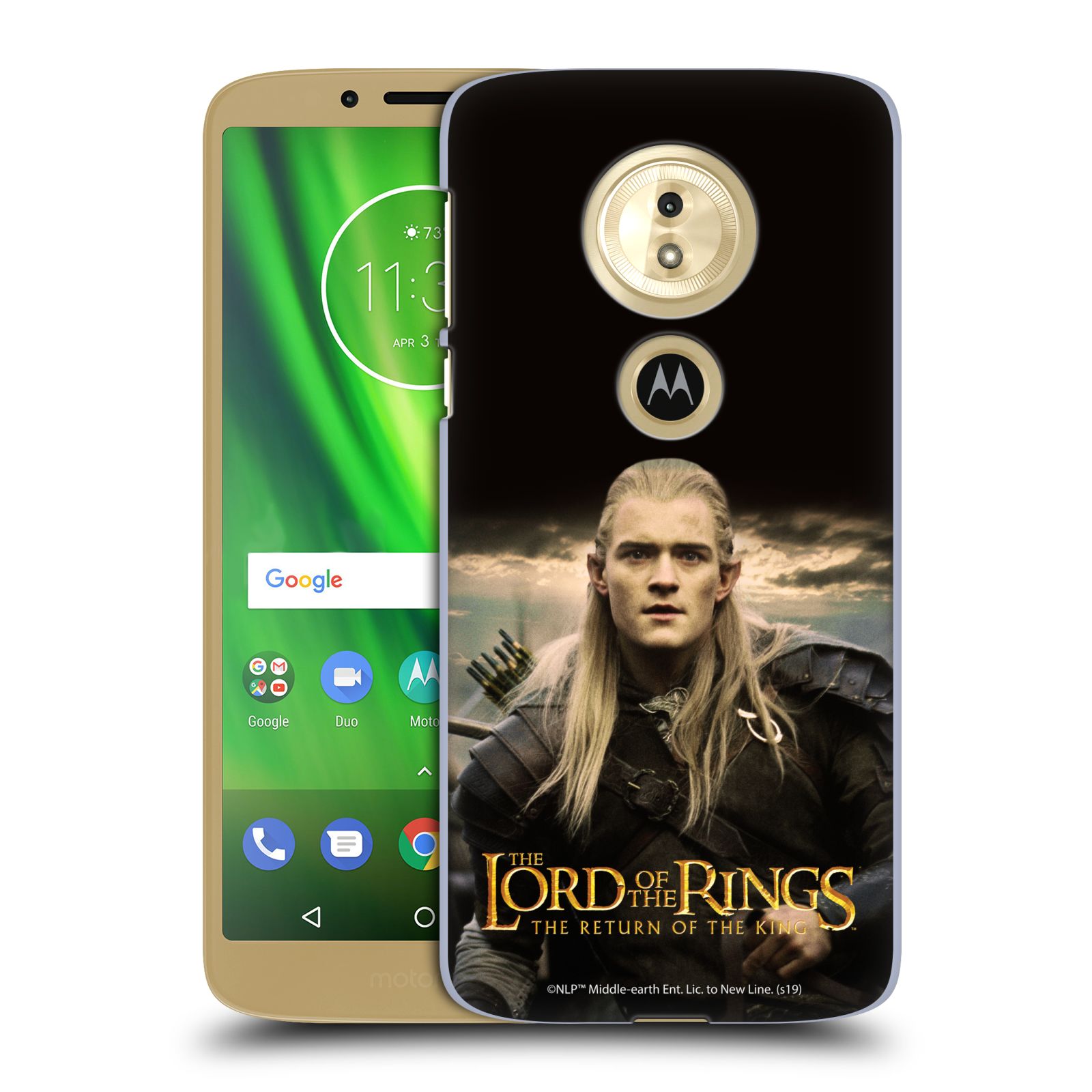Pouzdro na mobil Motorola Moto E5 - HEAD CASE - Pán Prstenů - Elf Legolas