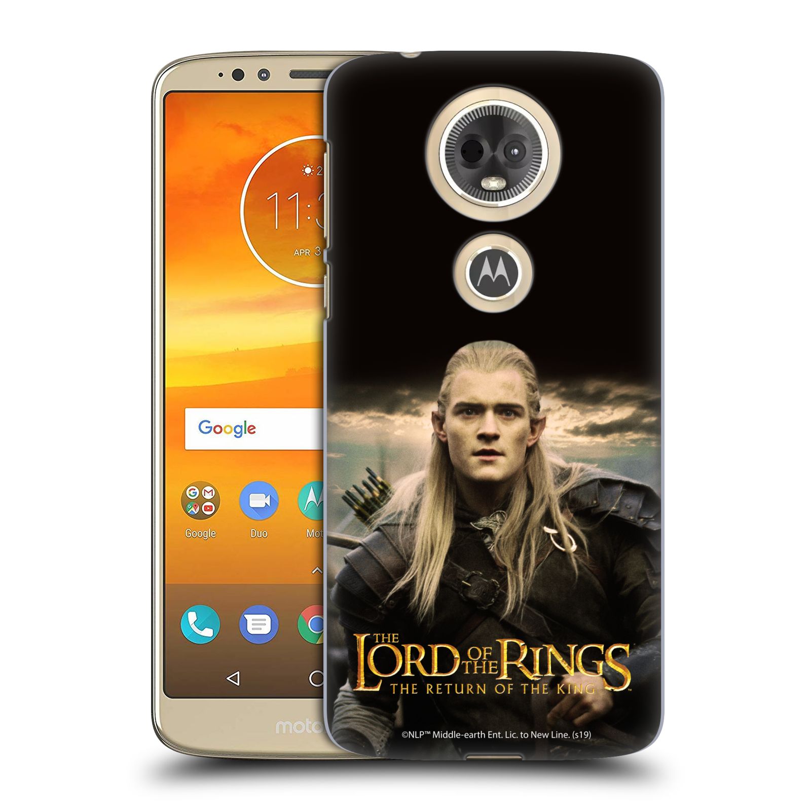 Pouzdro na mobil Motorola Moto E5 PLUS - HEAD CASE - Pán Prstenů - Elf Legolas