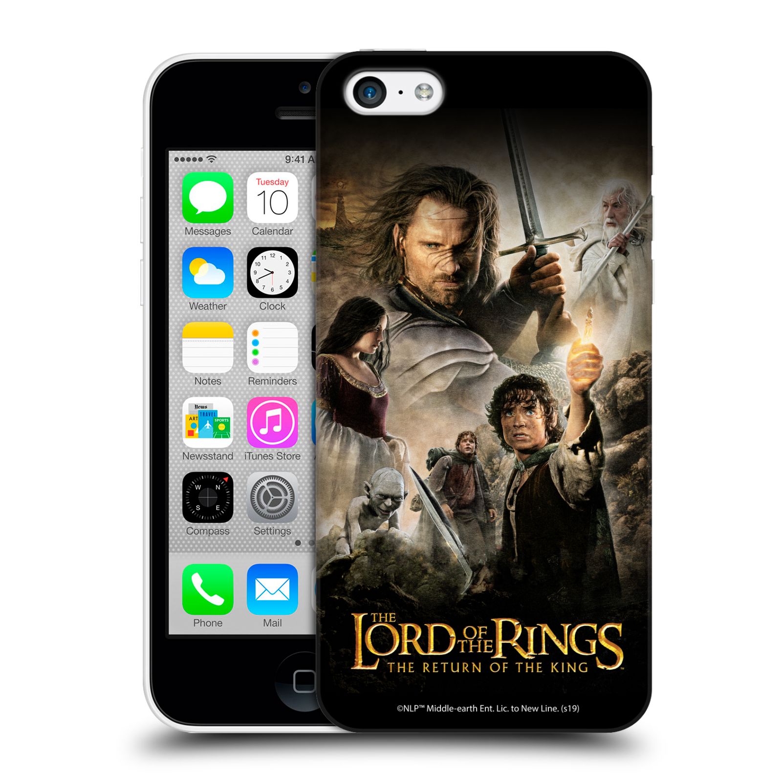 Pouzdro na mobil Apple Iphone 5C - HEAD CASE - Pán Prstenů - Hlavní postavy