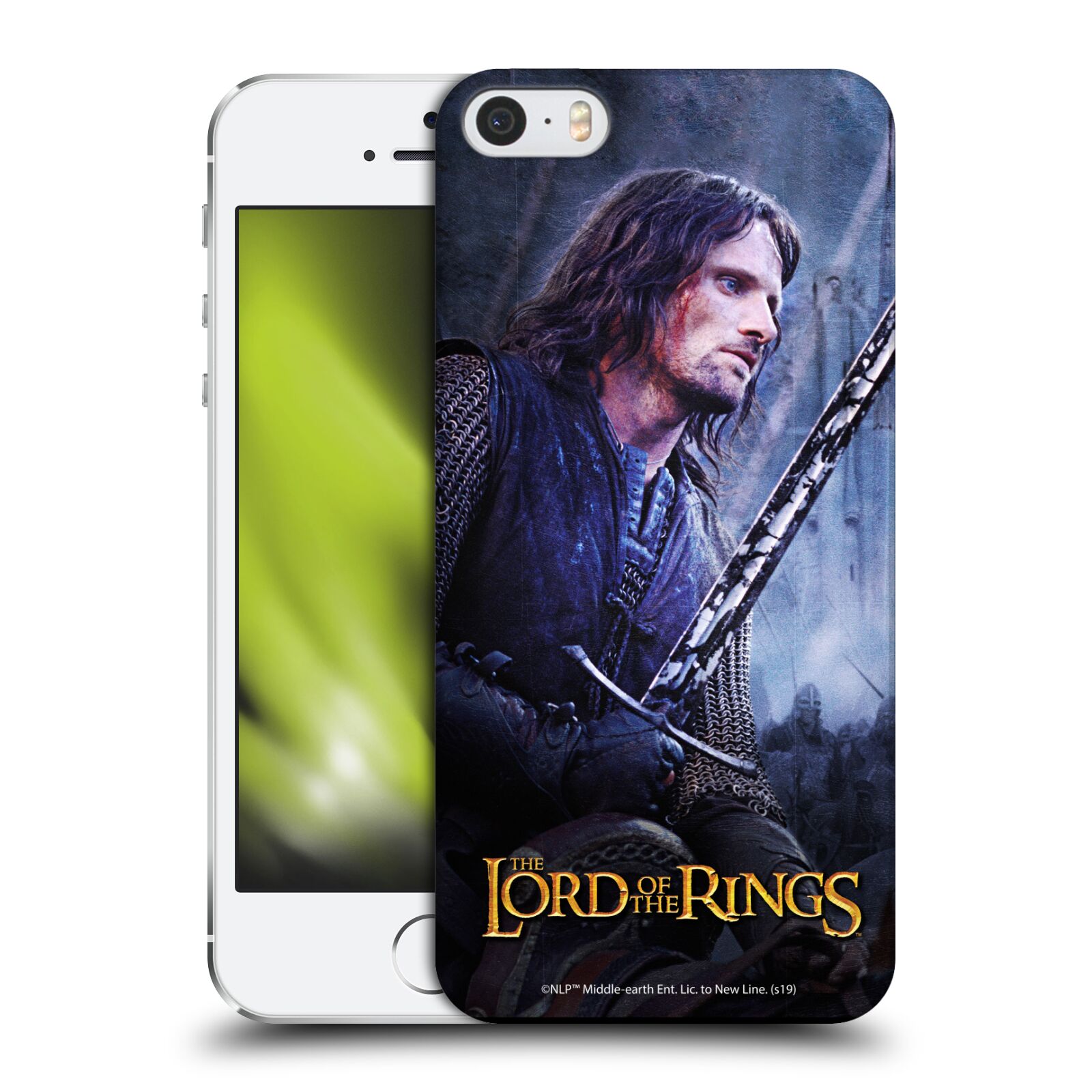 Zadní obal pro mobil Apple Iphone 5/5S/SE 2015 - HEAD CASE - Pán Prstenů - Dvě Věže - Aragorn