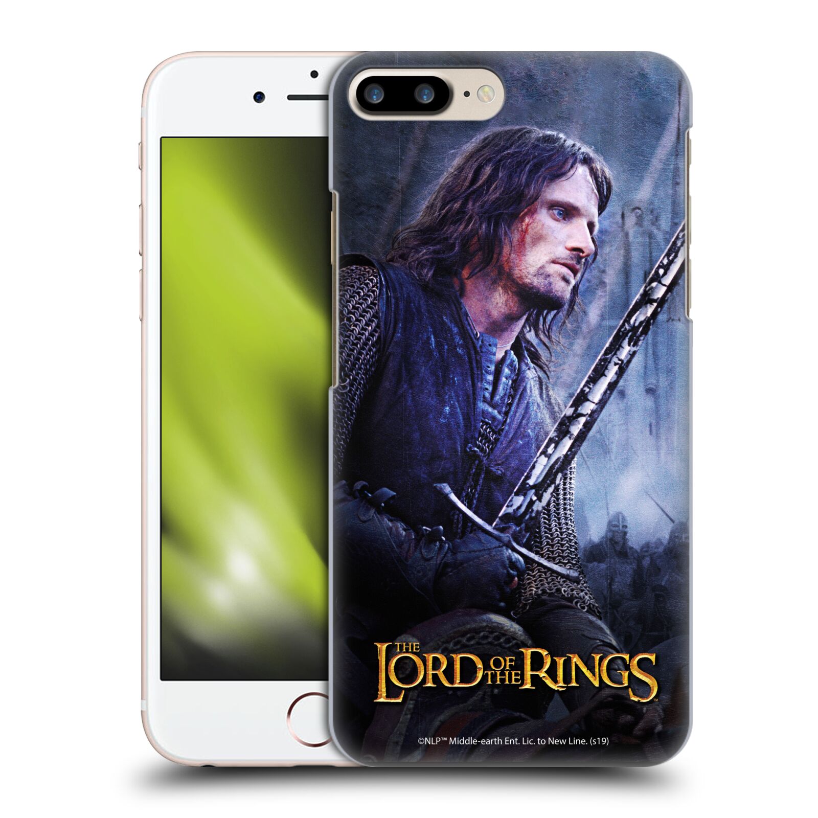 Zadní obal pro mobil Apple Iphone 7+ /  8+ - HEAD CASE - Pán Prstenů - Dvě Věže - Aragorn