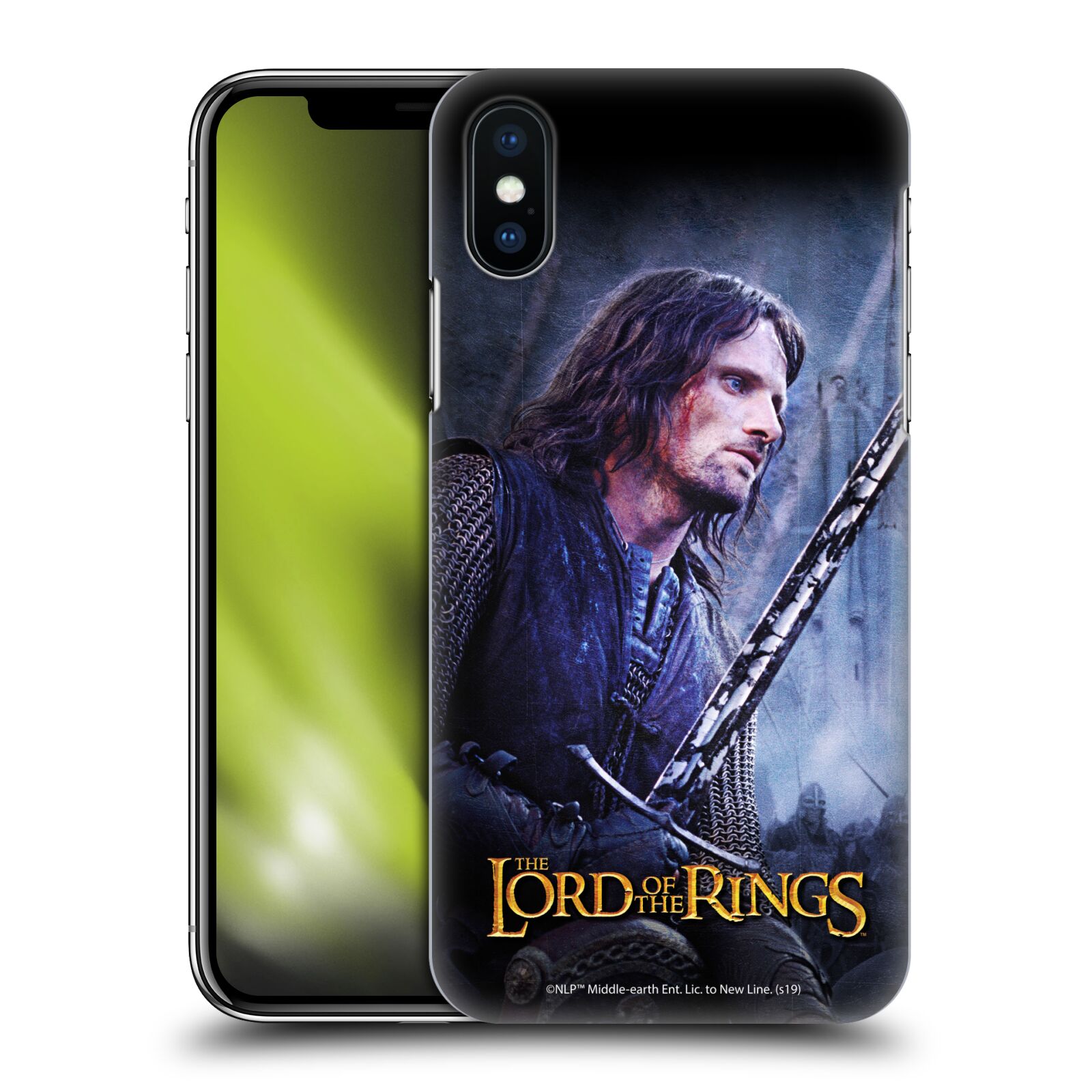Zadní obal pro mobil Apple Iphone X / XS - HEAD CASE - Pán Prstenů - Dvě Věže - Aragorn