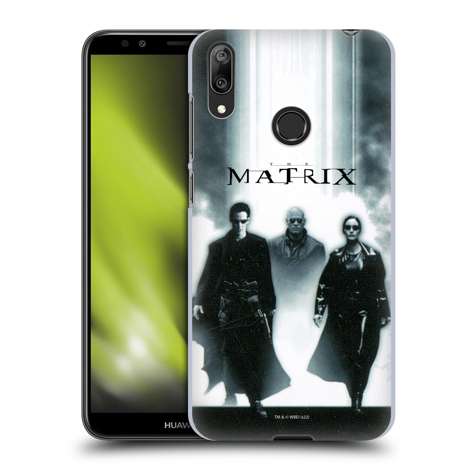 Pouzdro na mobil Huawei Y7 2019 - HEAD CASE - Matrix - Neo, Morpheus, Trinity