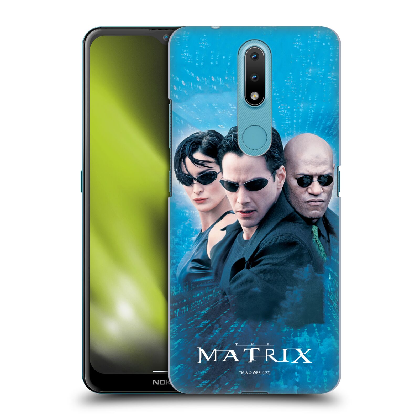 Pouzdro na mobil Nokia 2.4 - HEAD CASE  - Matrix - Neo