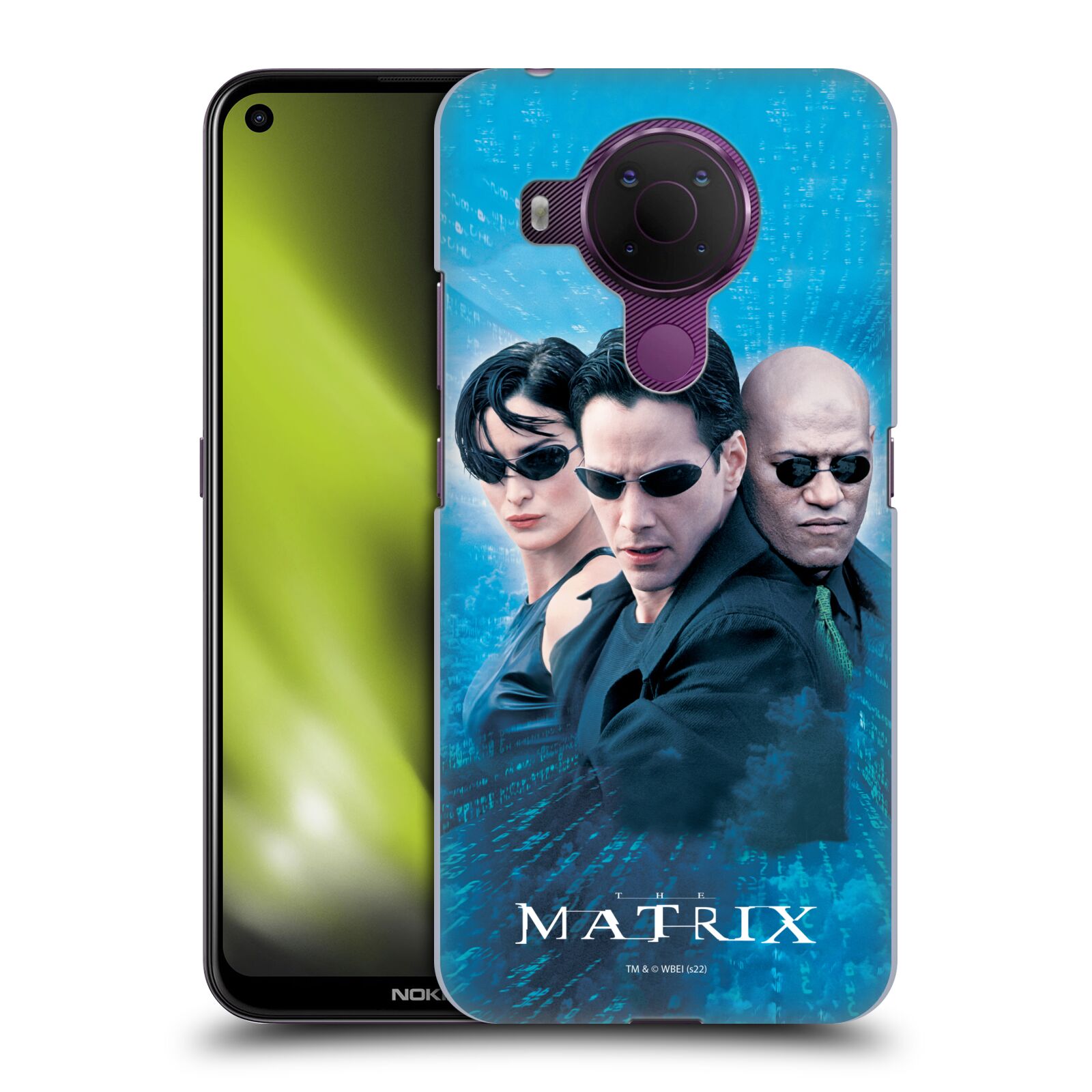Pouzdro na mobil Nokia 5.4 - HEAD CASE  - Matrix - Neo