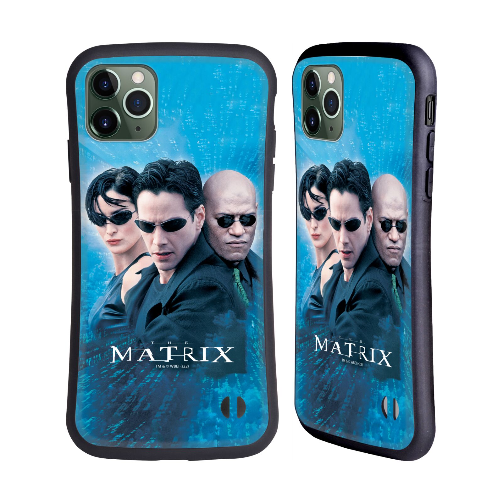 Odolný zadní obal pro mobil Apple Iphone 11 PRO MAX - HEAD CASE - Matrix - Neo modré pozadí