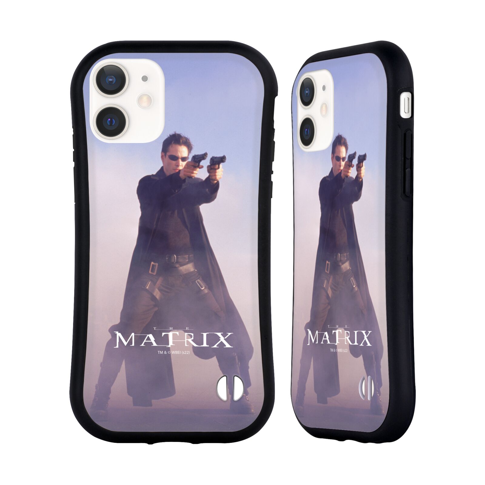 Odolný zadní obal pro mobil Apple iPhone 12 MINI - HEAD CASE - Matrix - Neo - pistole