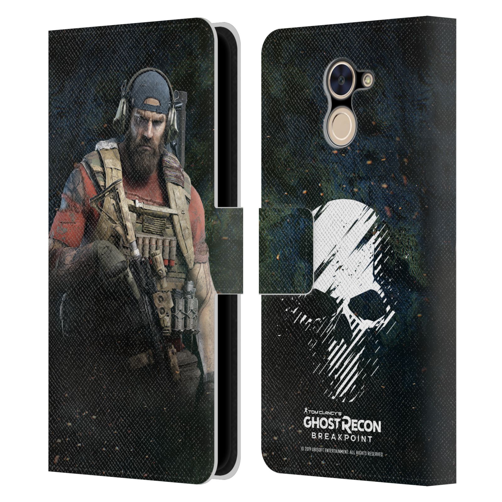 Pouzdro na mobil Huawei Y7 / Y7 Prime - Head Case - Tom Clancy Ghost Recon - voják Nomad